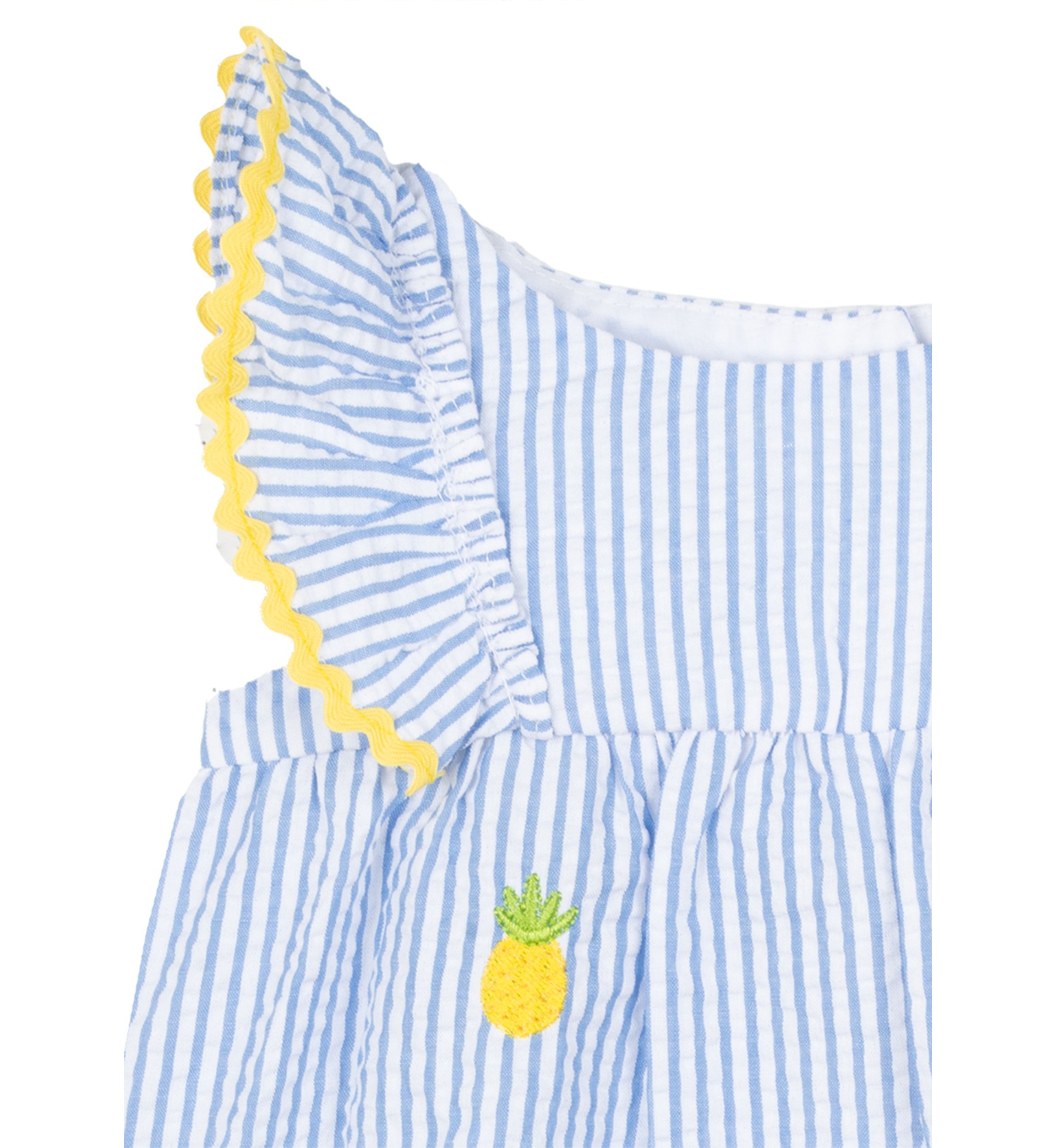 Girls 4-6x Pineapple Seersucker Shorts 