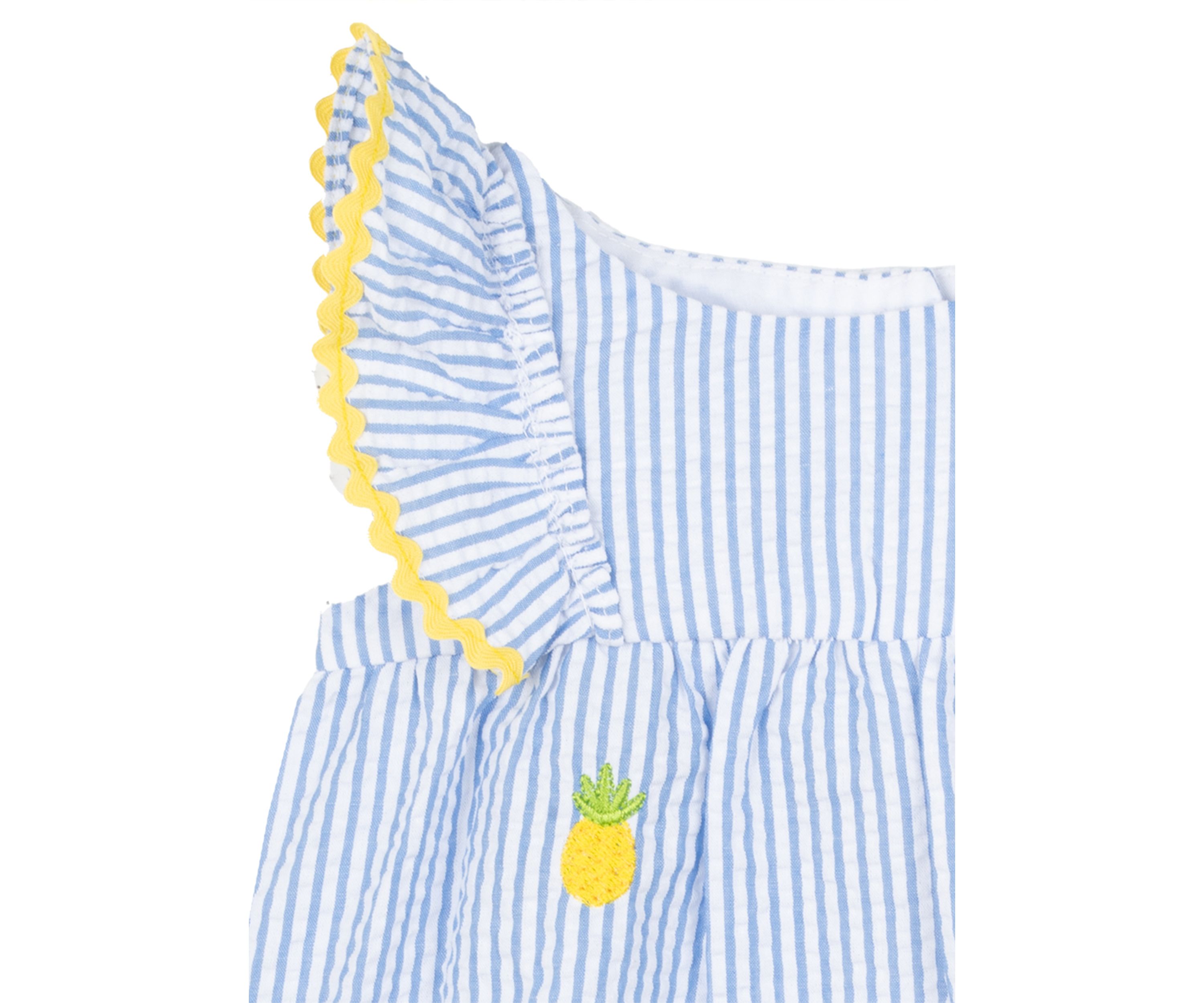 Girls 4-6x Pineapple Seersucker Shorts 