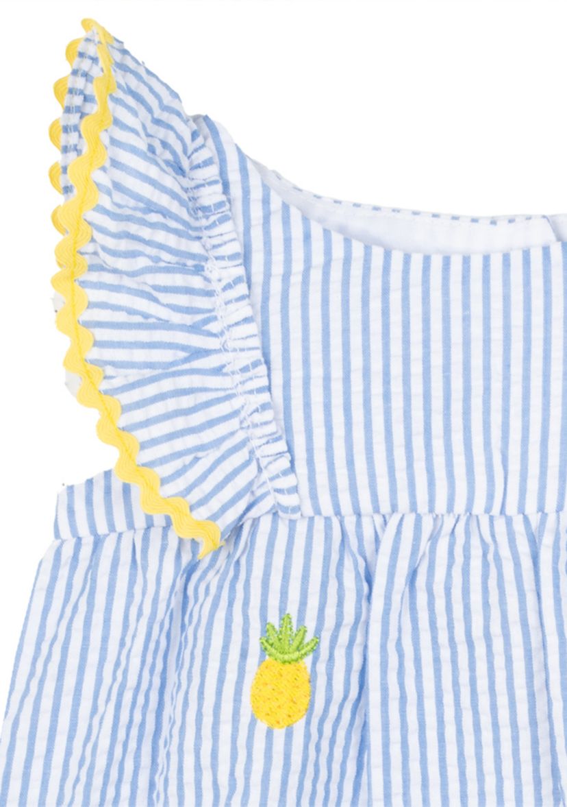 Girls 4-6x Pineapple Seersucker Shorts 