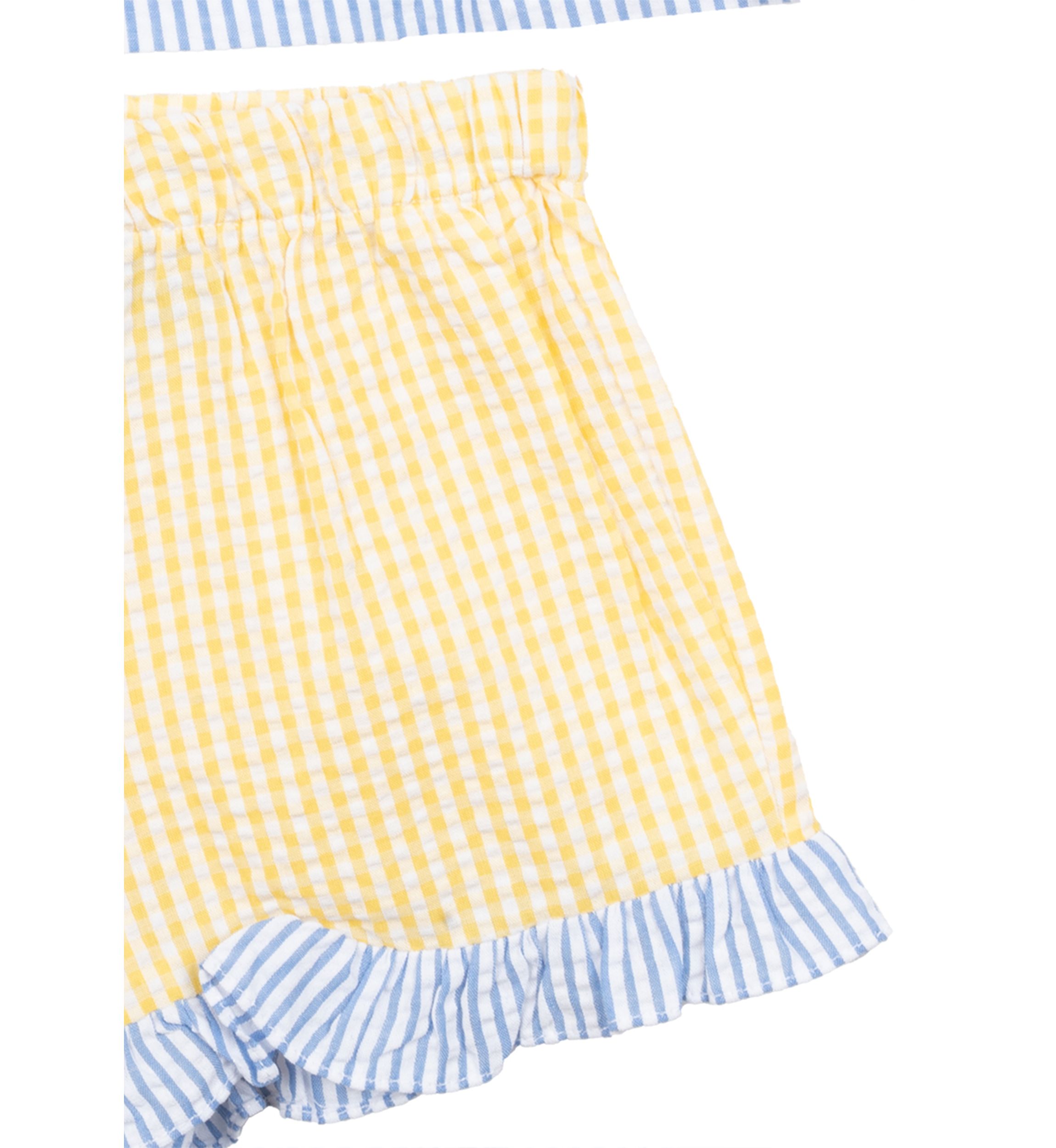 Girls 4-6x Pineapple Seersucker Shorts 