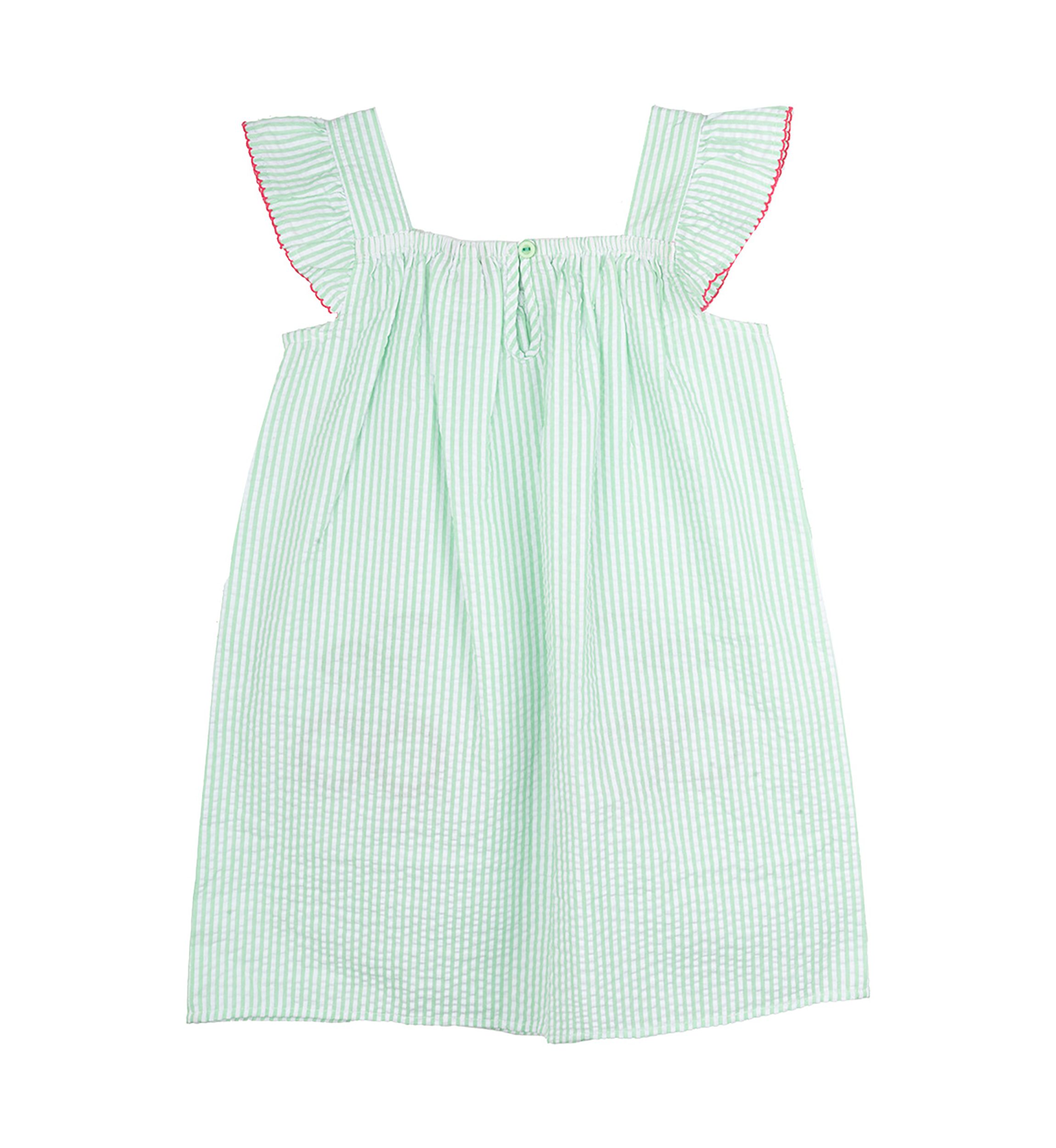 Girls 4-6x Cherry Seersucker Dress