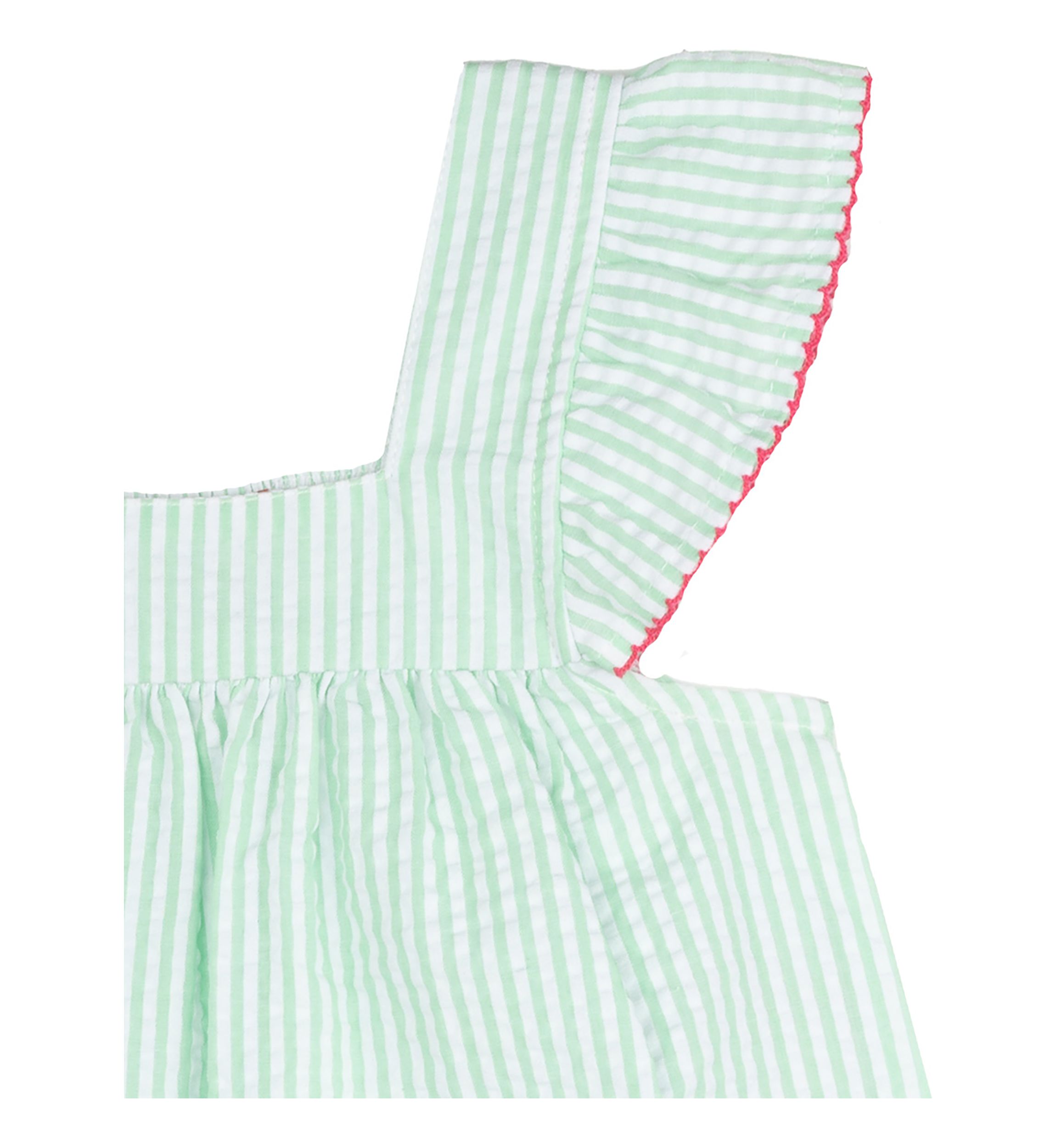 Girls 4-6x Cherry Seersucker Dress