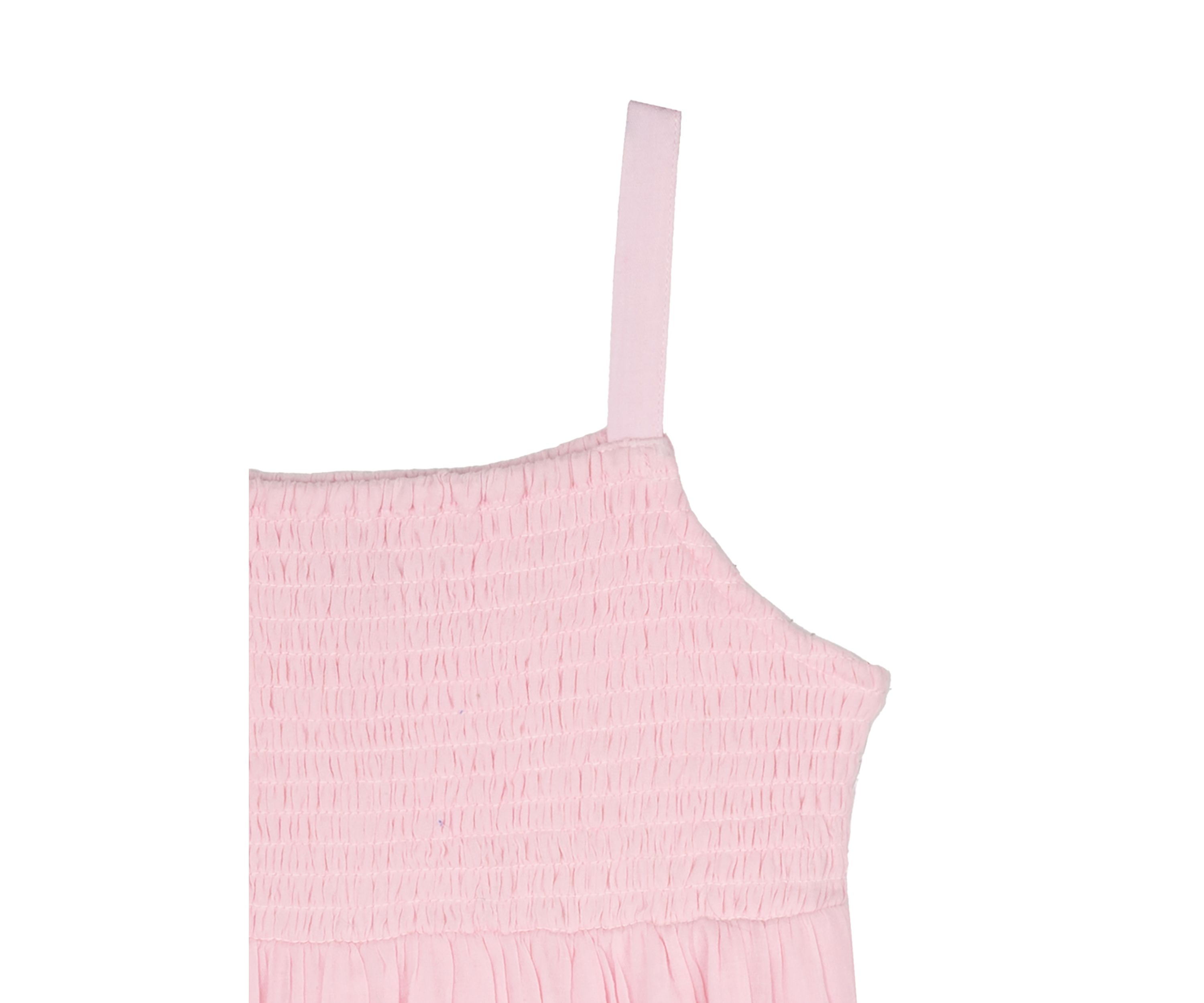 Girls 4-6x Dip Dye Tiered Gauze Maxi Dress