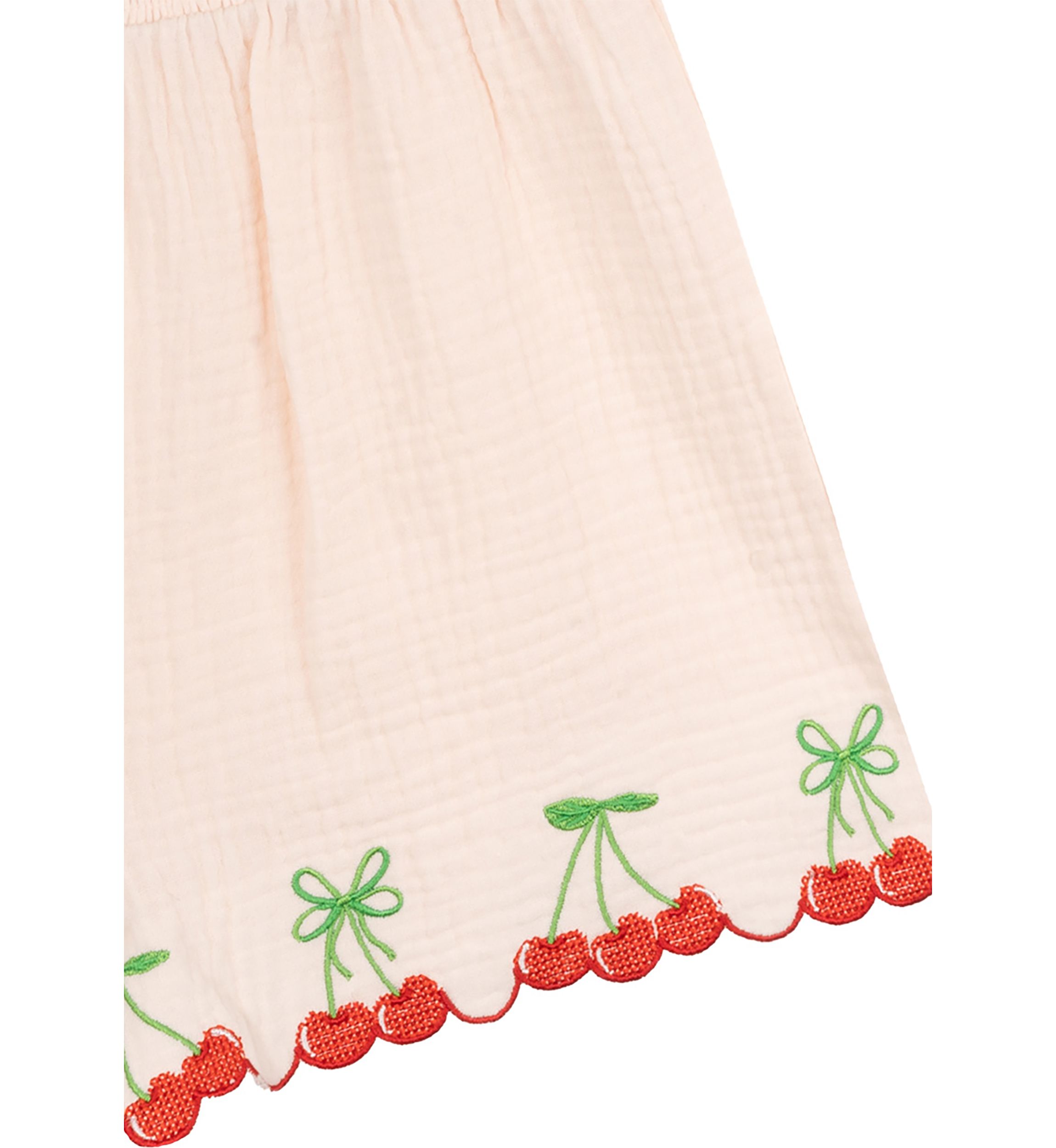 Girls 4-6x Cherry Gauze Romper