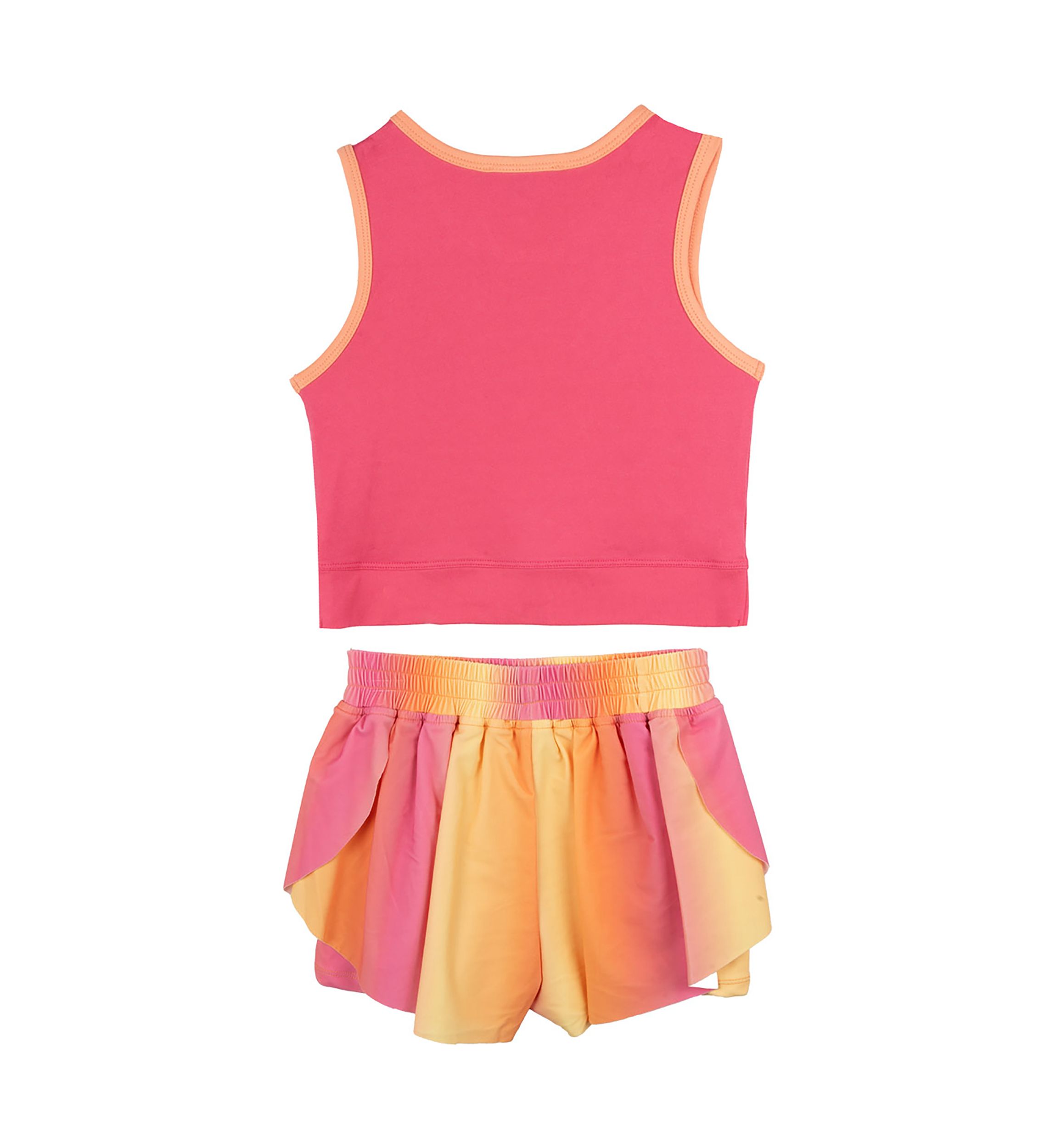 Girls 4-6x Tank Top and Rainbow Shorts Set