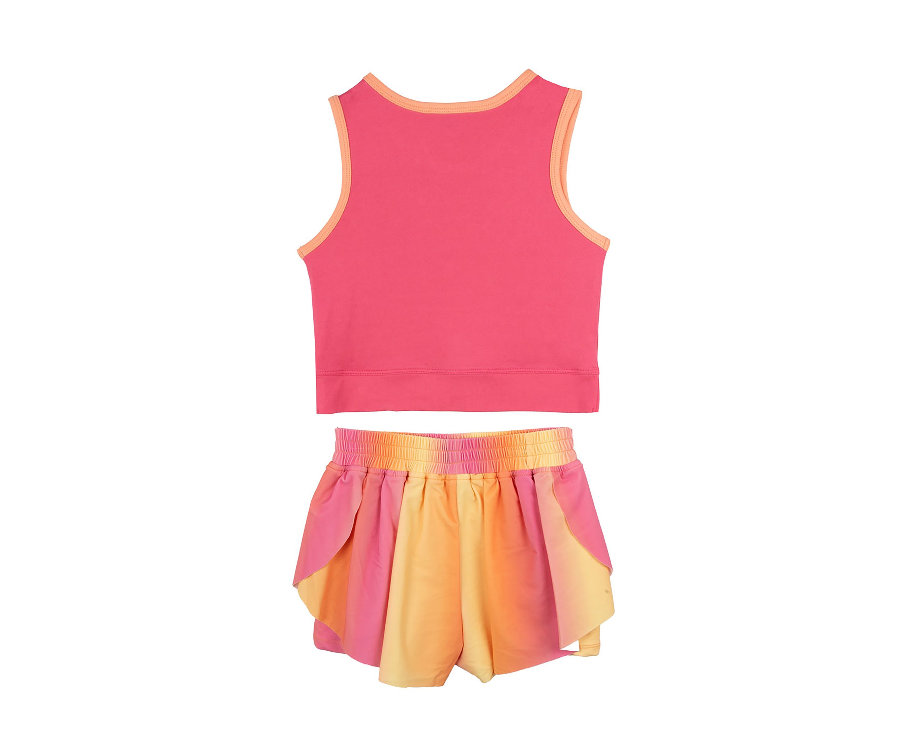 Girls 4-6x Tank Top and Rainbow Shorts Set