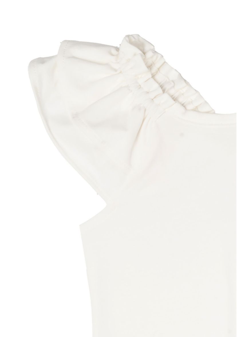 Girls 4-6x Eyelet Flutter Top and Ruffle Shorts Set
