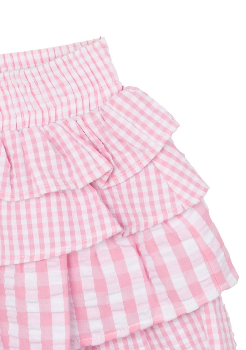 Girls 4-6x Eyelet Flutter Top and Ruffle Shorts Set