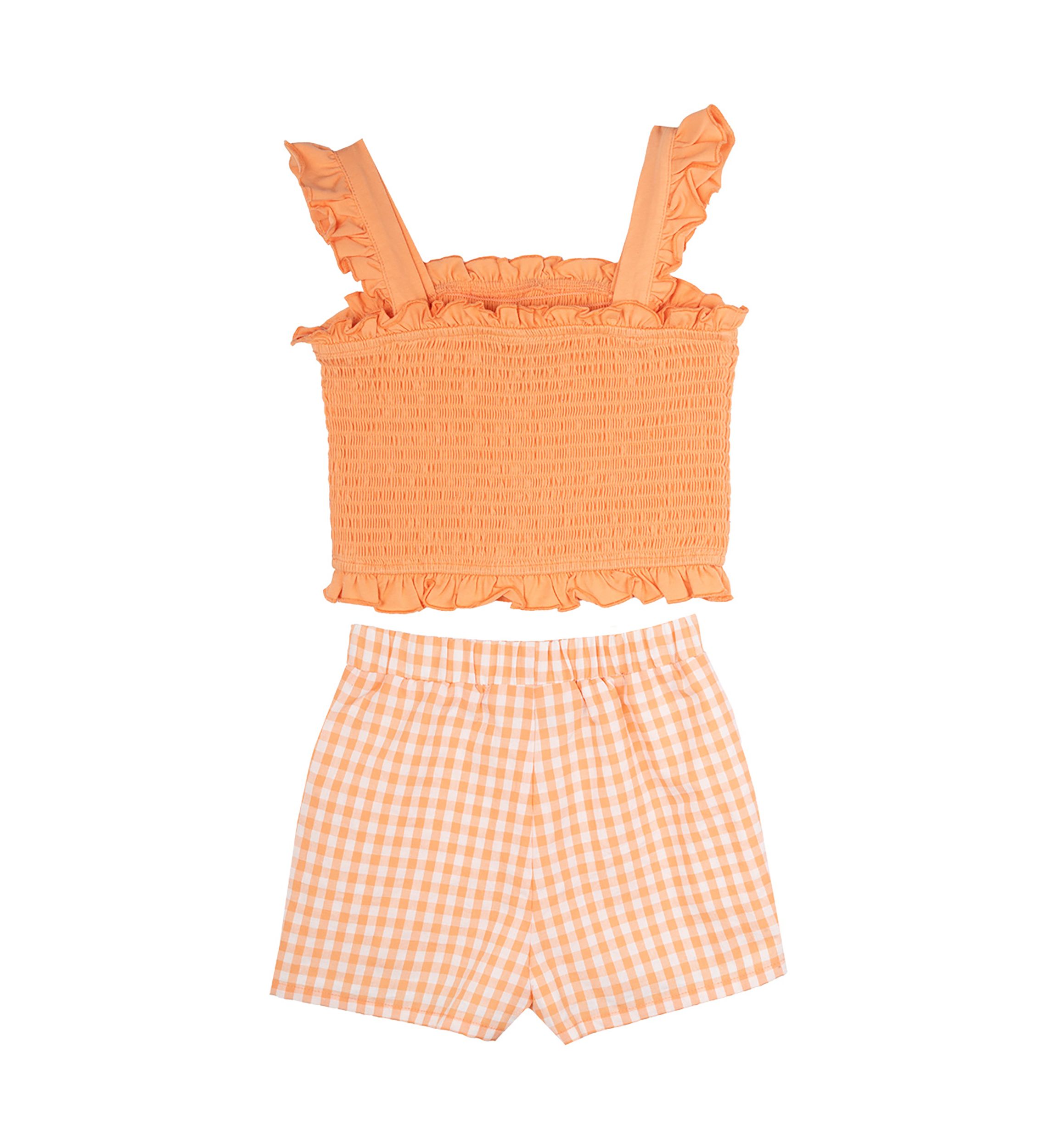 Girls 4-6x Smocked Top and Shorts Set