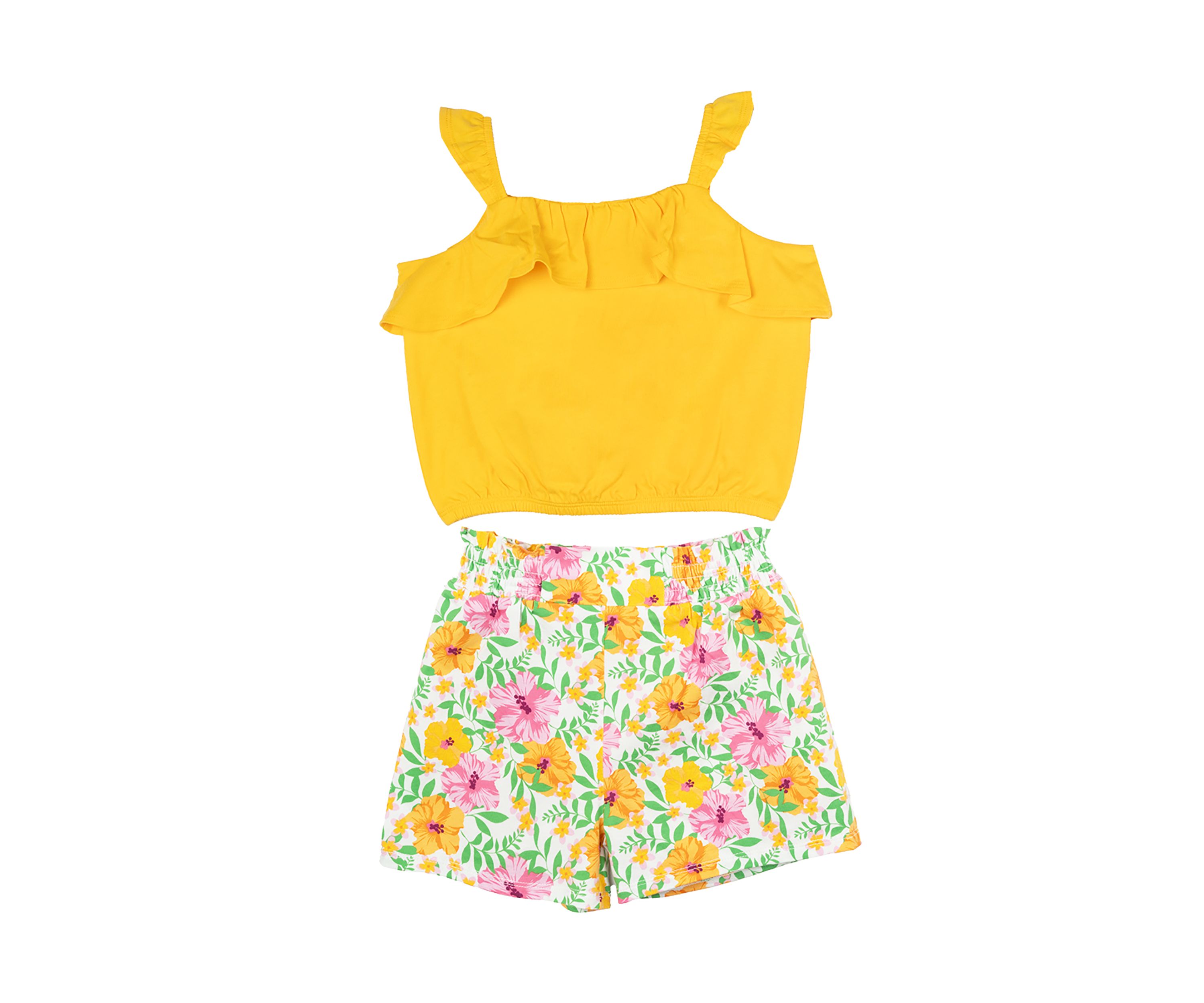 Girls 4-6x Cotton Blend Short Set 