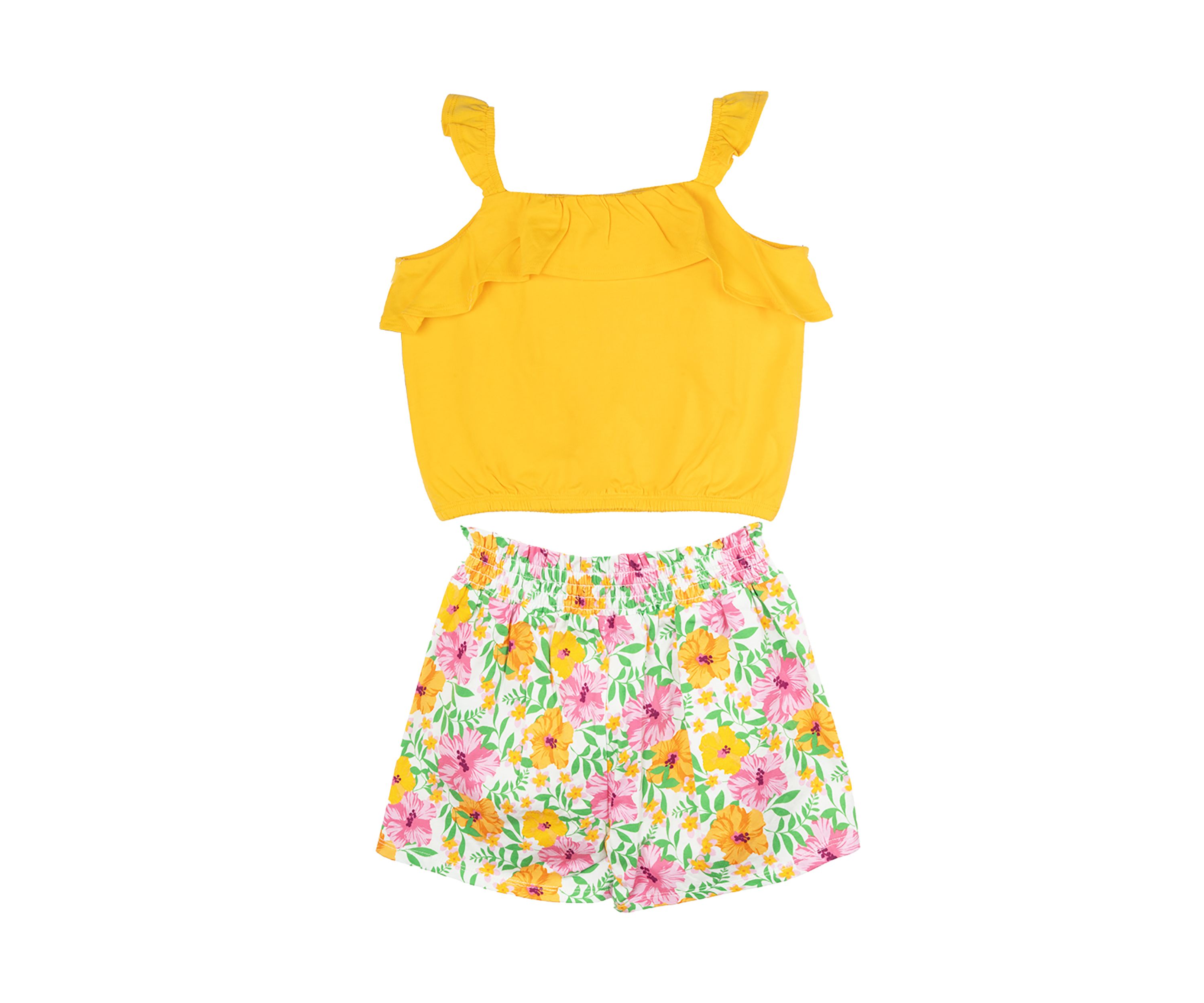 Girls 4-6x Cotton Blend Short Set 