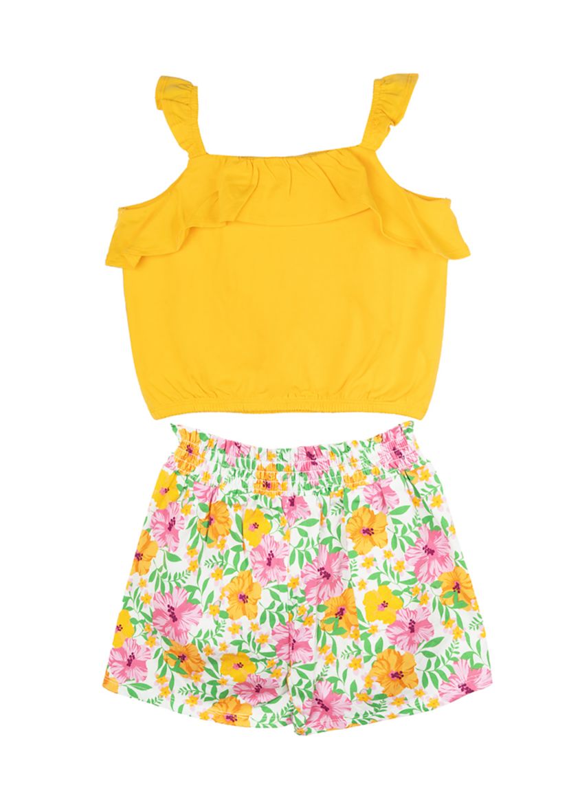 Girls 4-6x Cotton Blend Short Set 