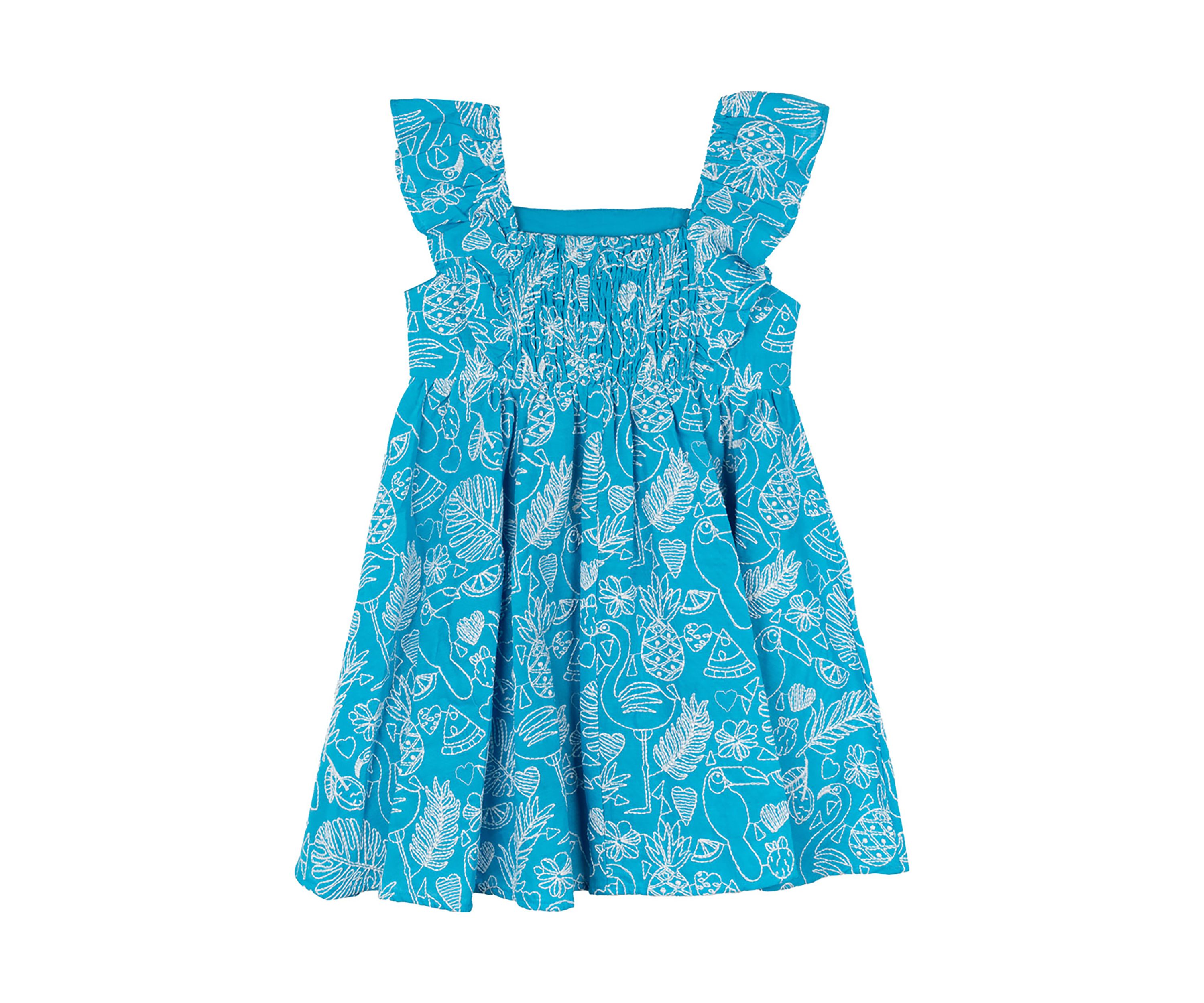 Girls 4-6x Printed Dress
