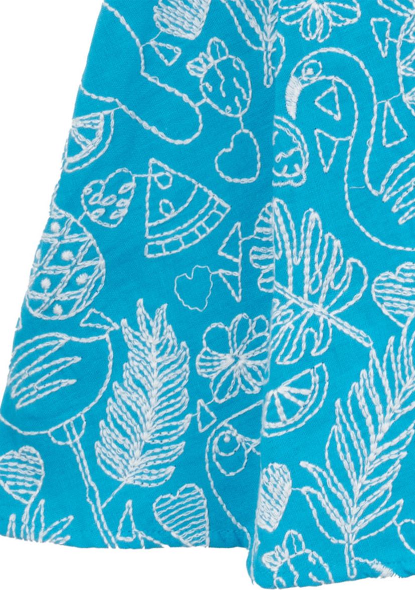 Girls 4-6x Printed Dress