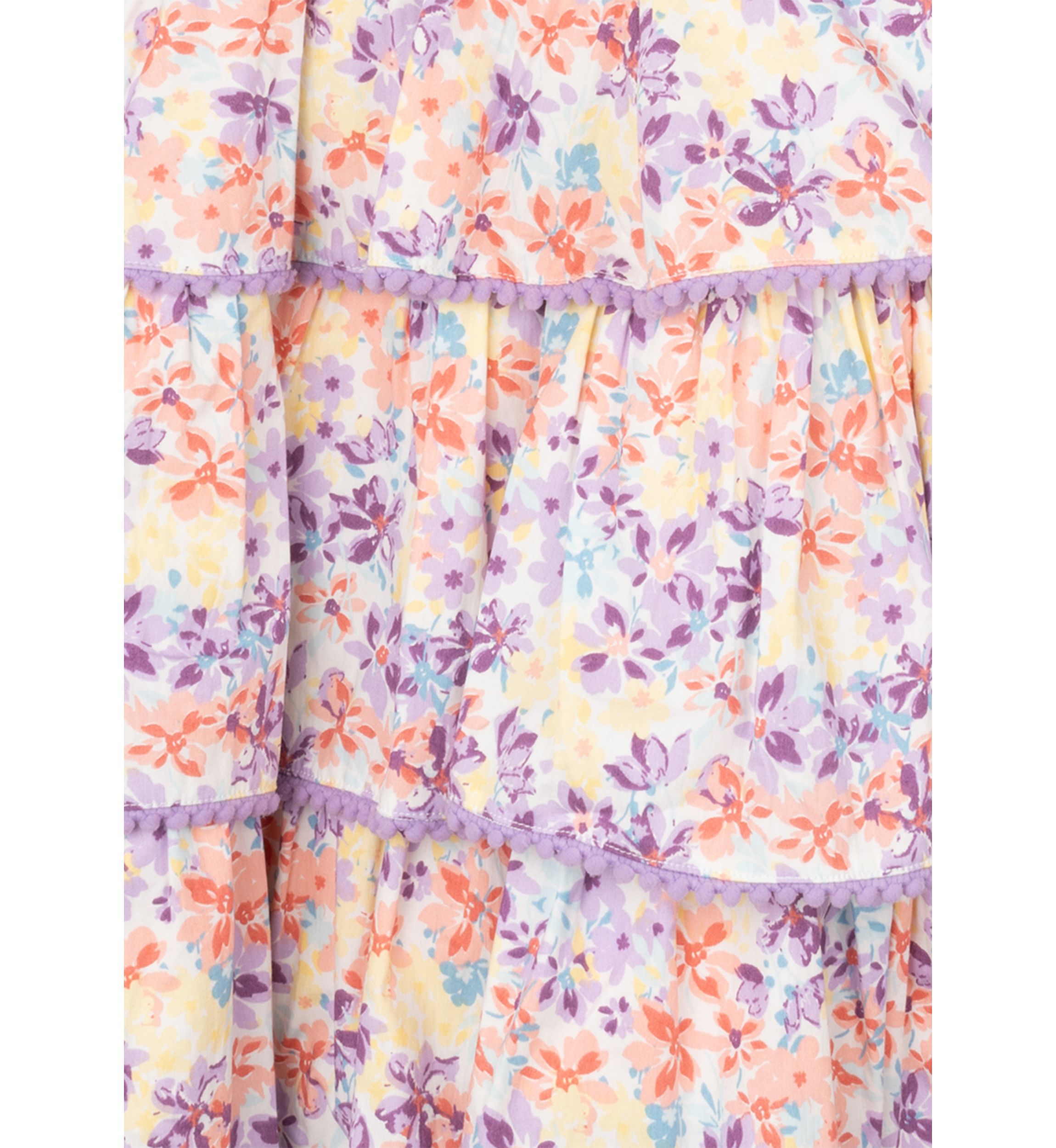 Womens Tie Strap Floral Dress