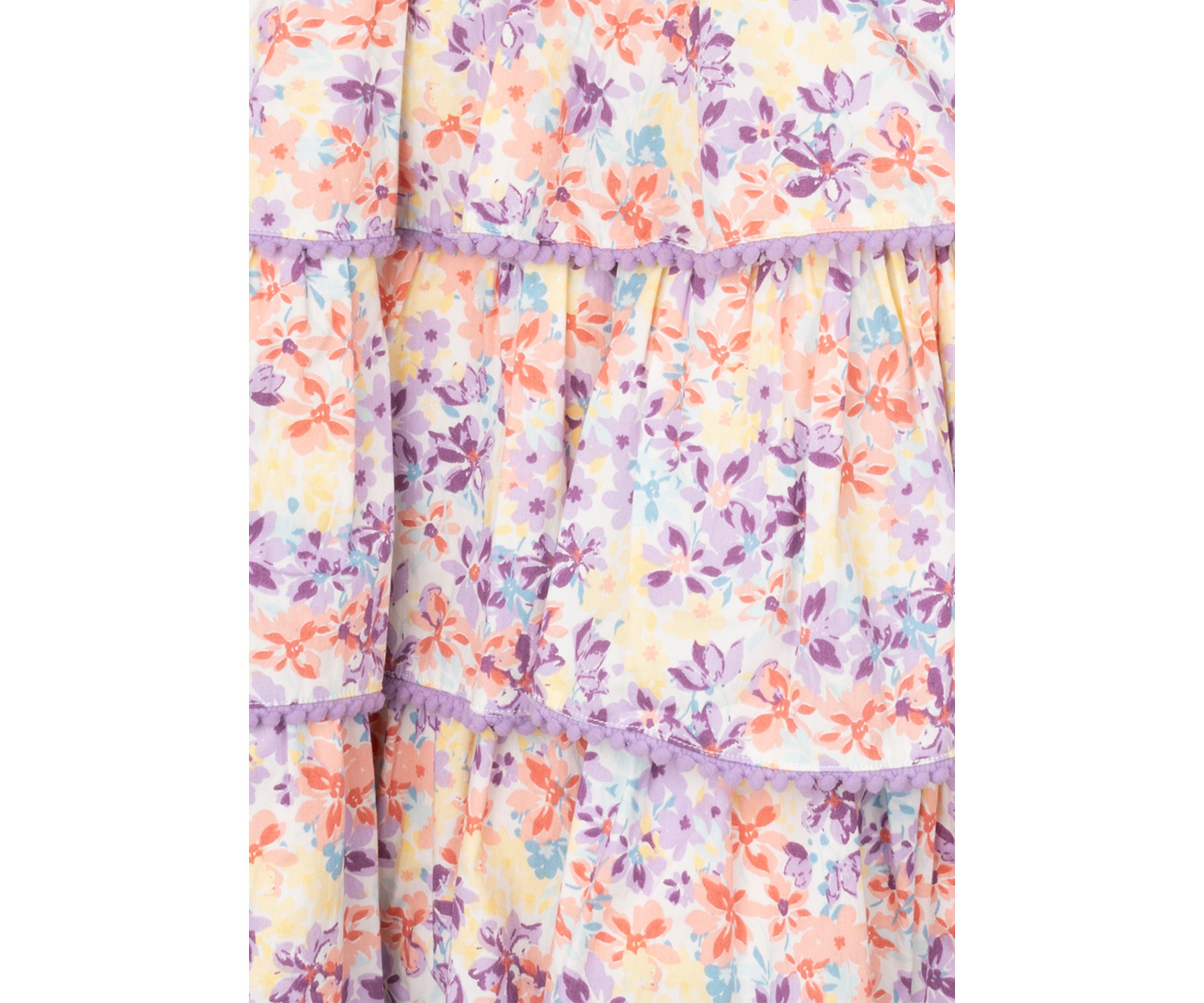 Womens Tie Strap Floral Dress