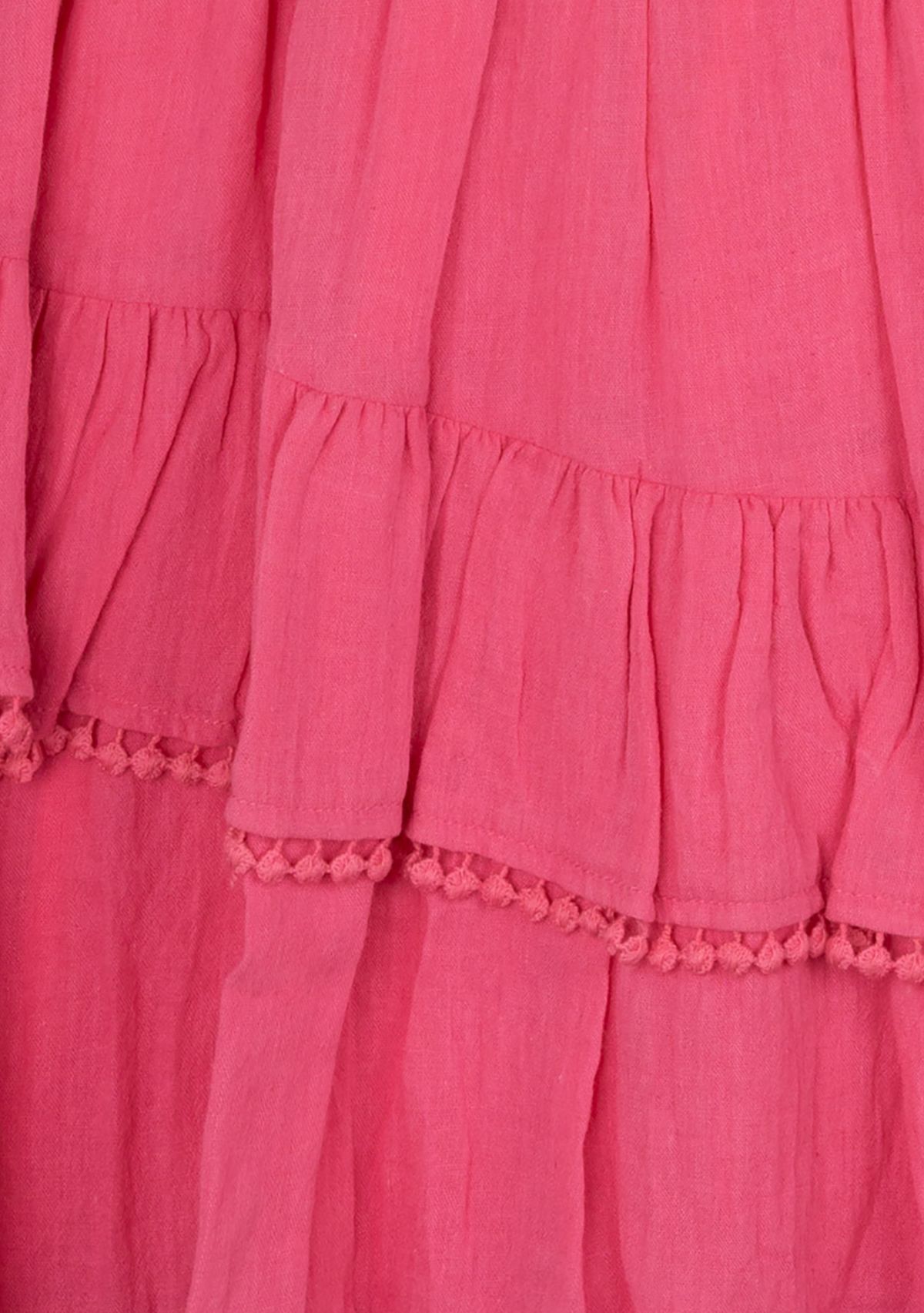 Girls 4-6x Crochet Lace Bodice Dress