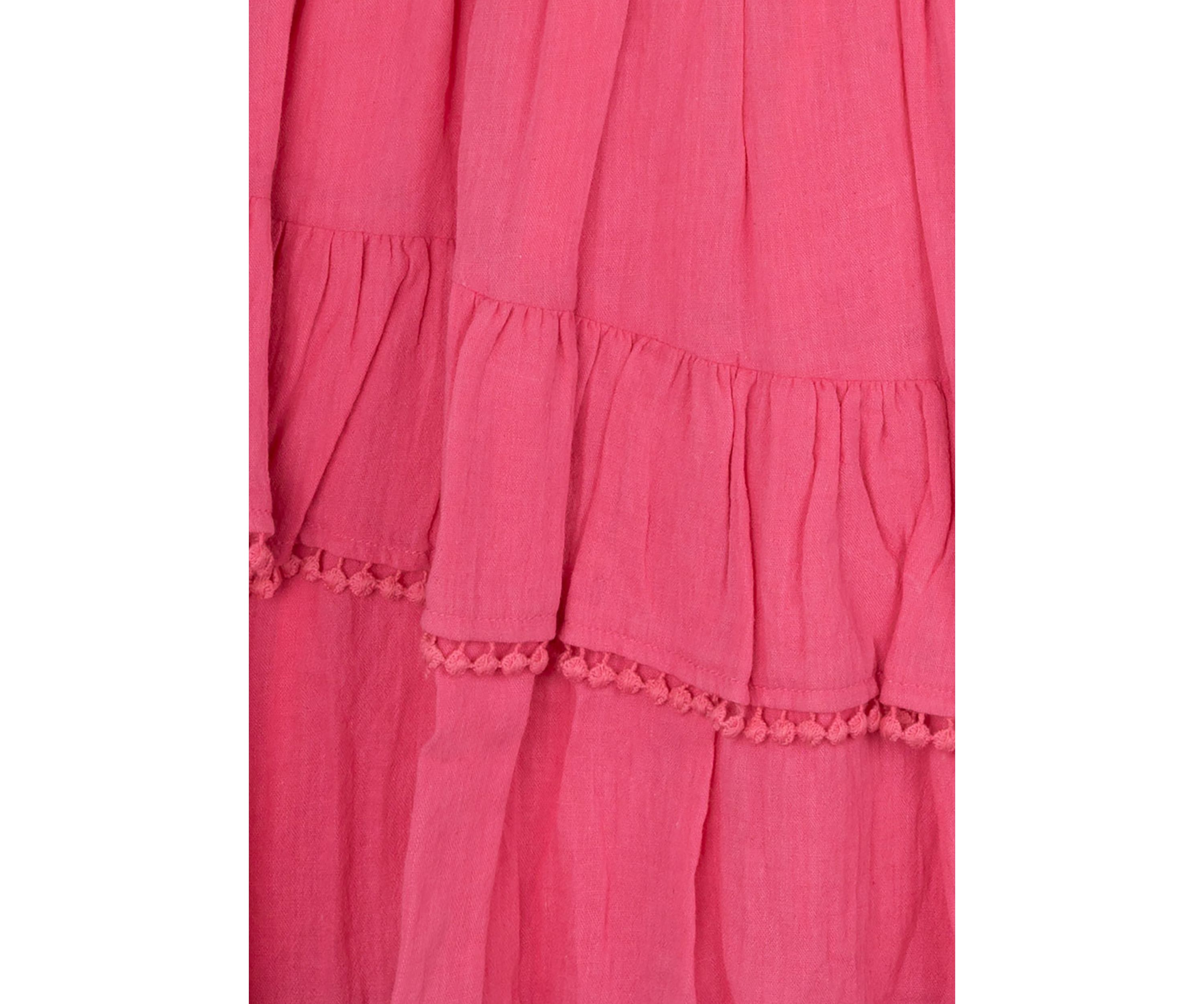 Girls 4-6x Crochet Lace Bodice Dress