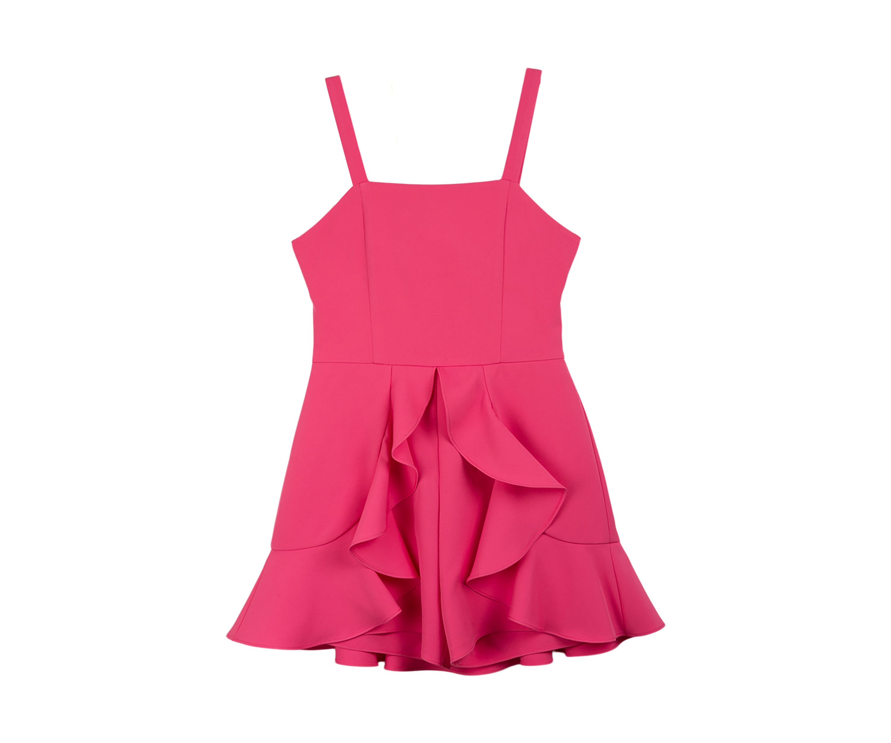 Girls 7-16 Sleeveless Ruffle Romper