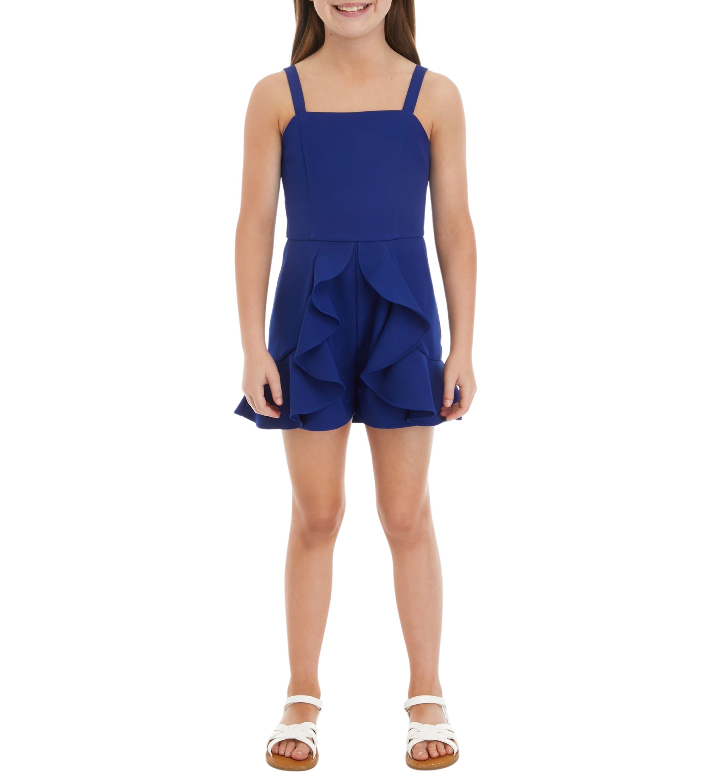 Girls 7-16 Ruffle Romper
