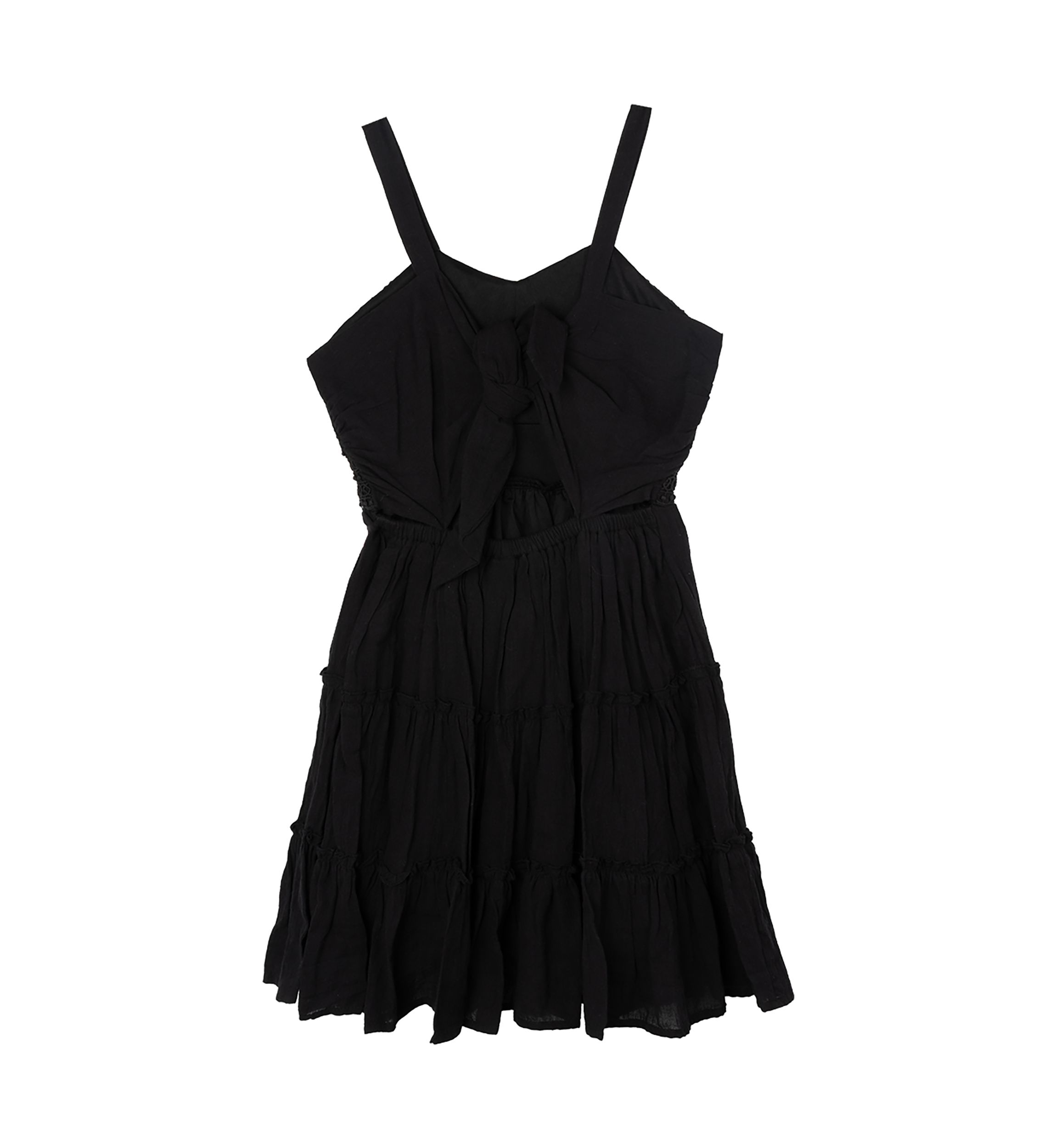Girls 7-16 Crochet Knit Gauze Dress