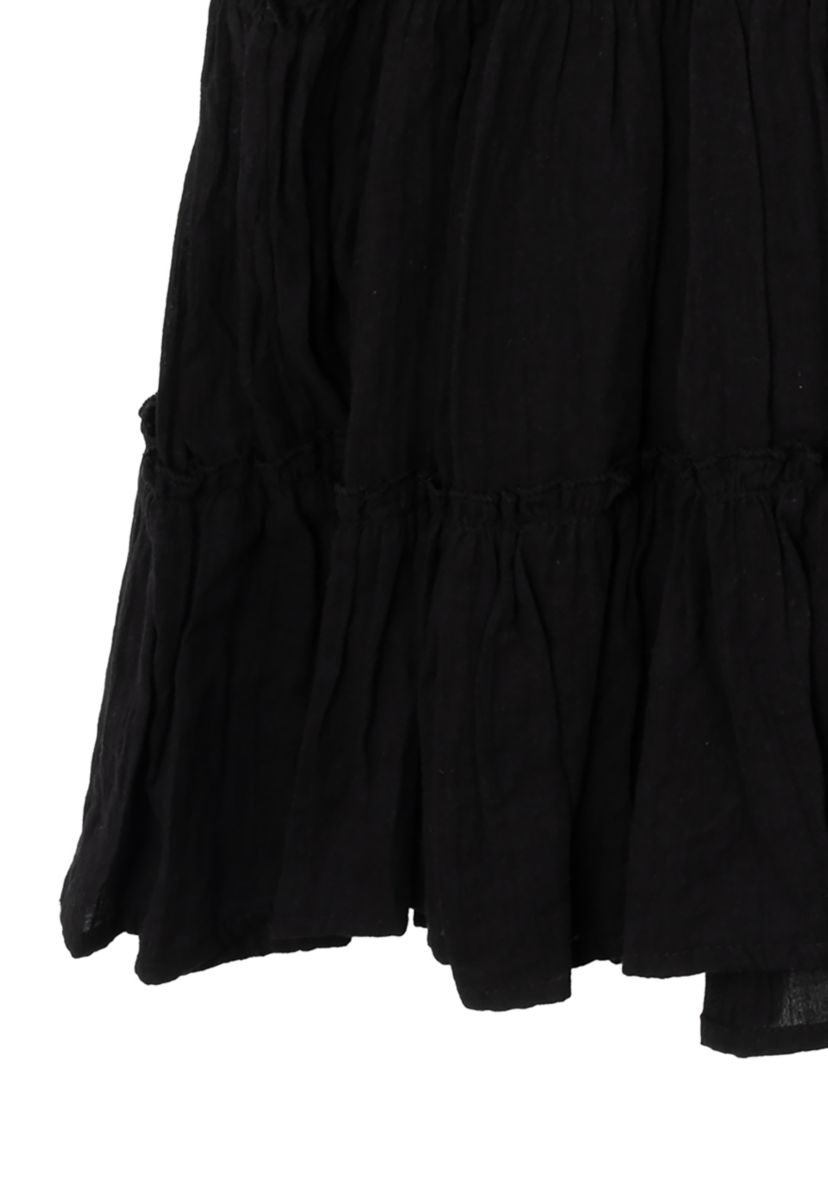 Girls 7-16 Crochet Knit Gauze Dress