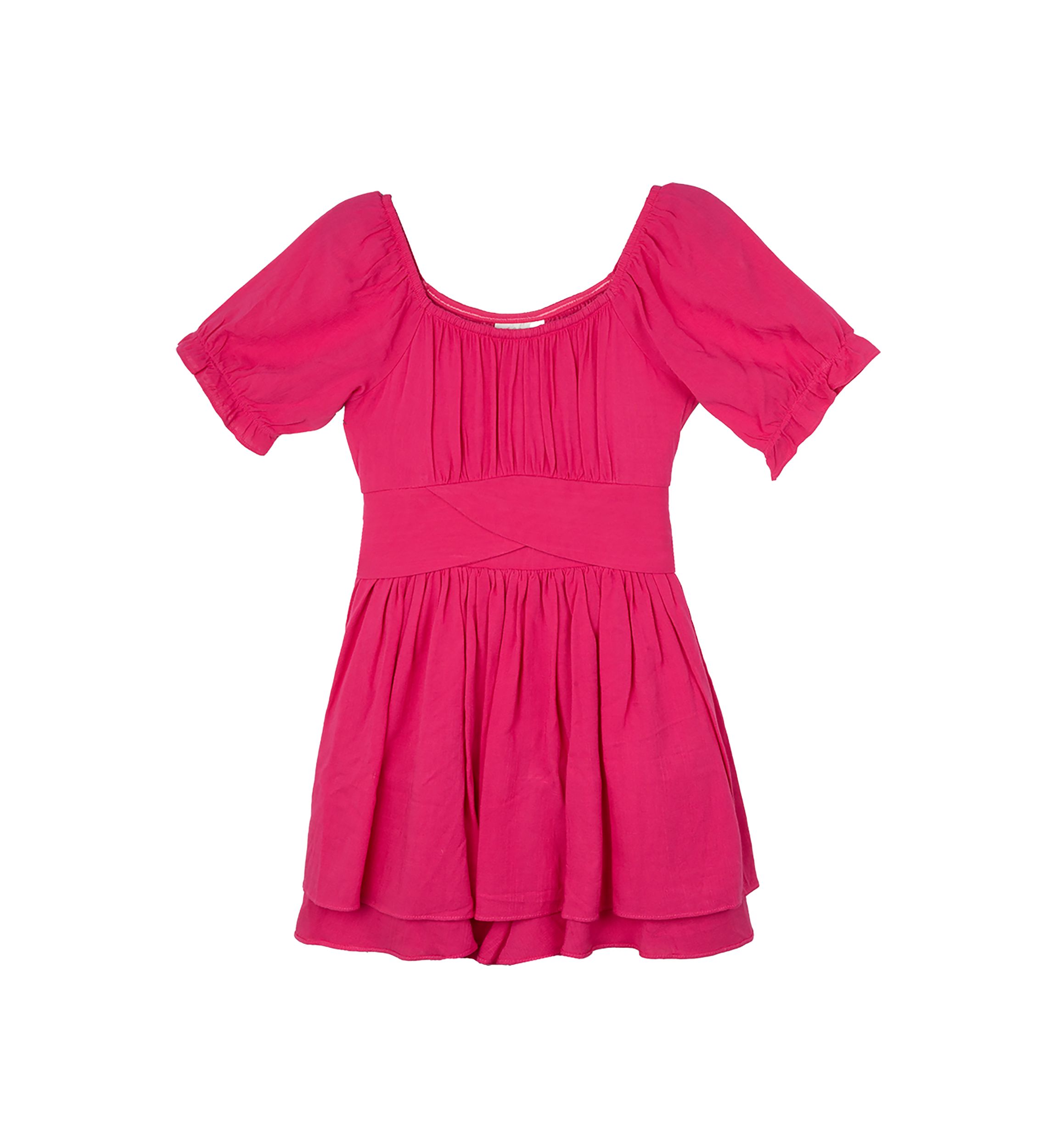 Girls 7-16 Ruched Romper 