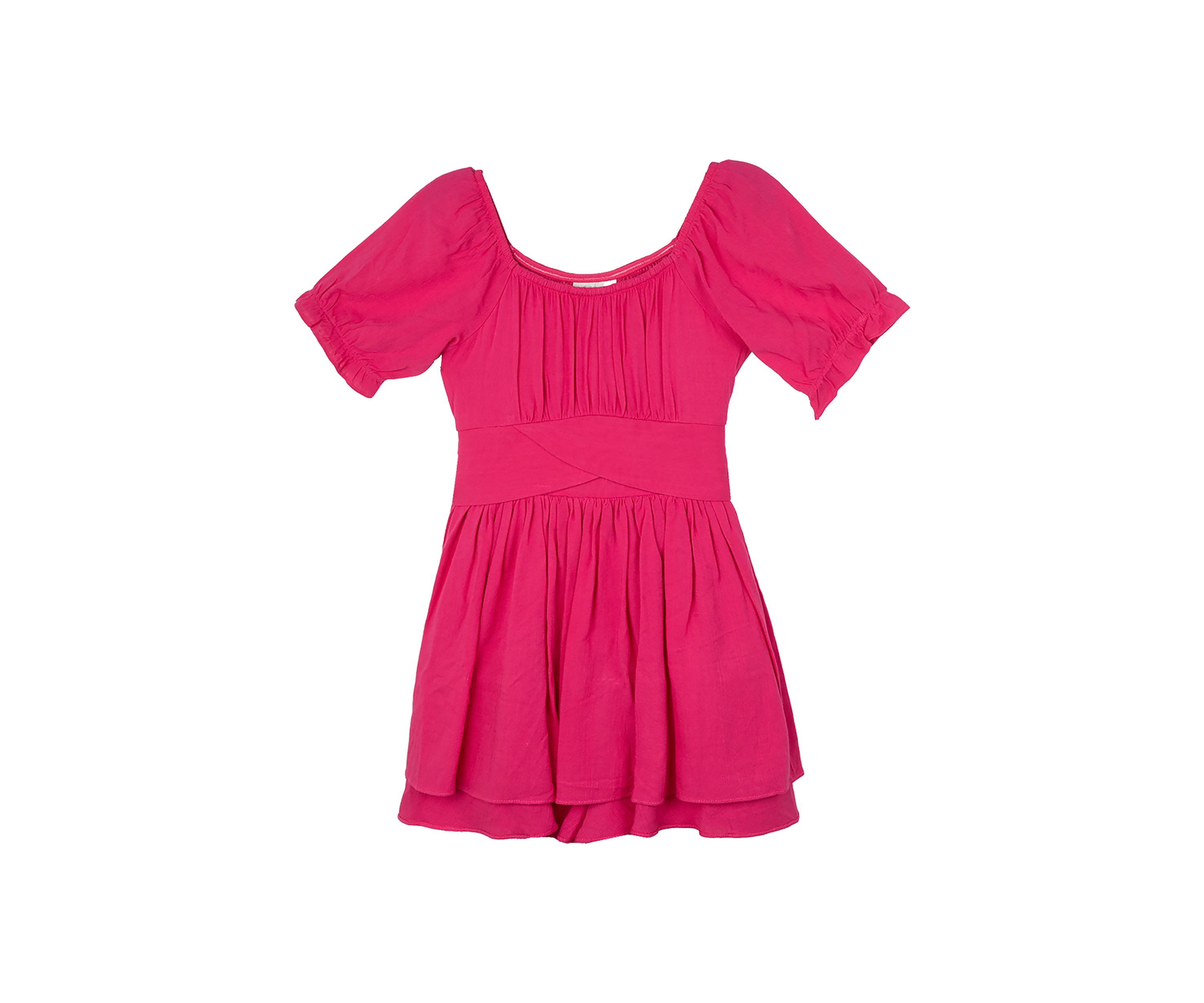 Girls 7-16 Ruched Romper 