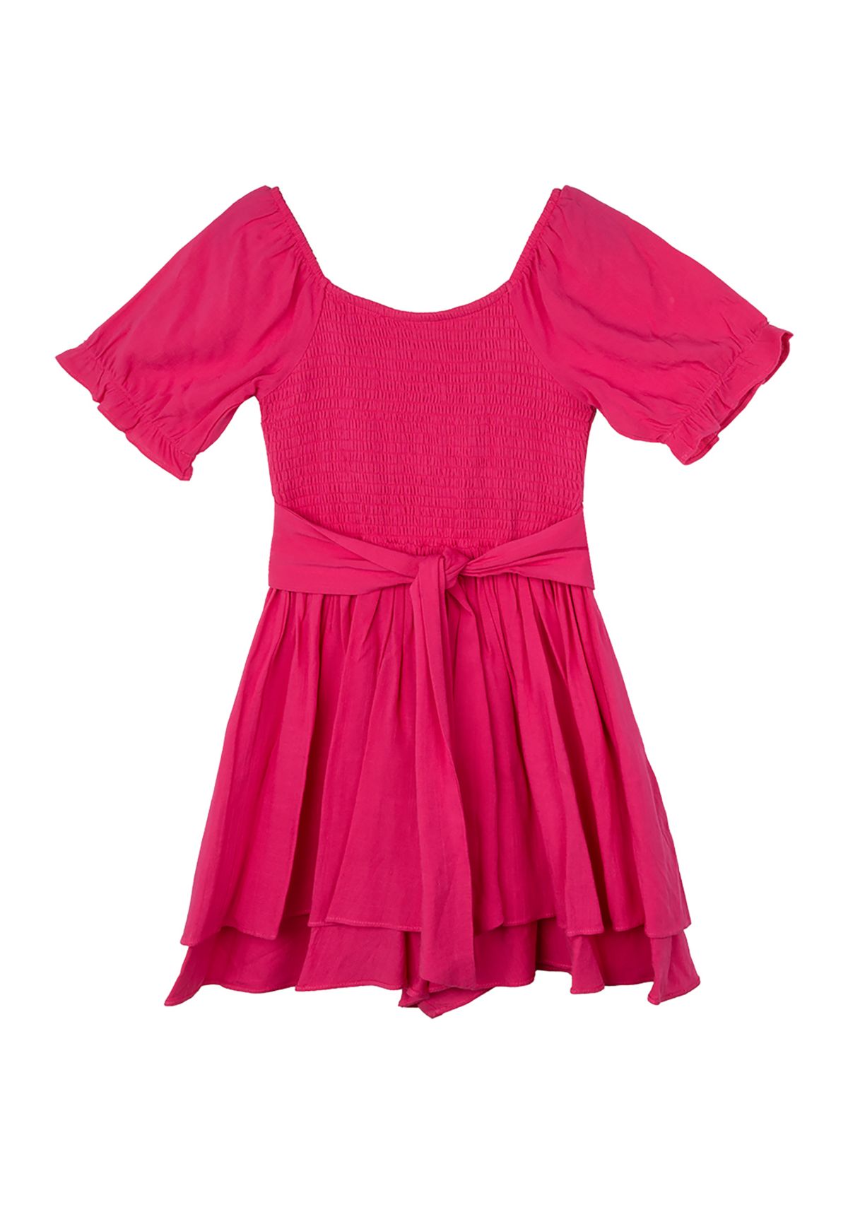 Girls 7-16 Ruched Romper 