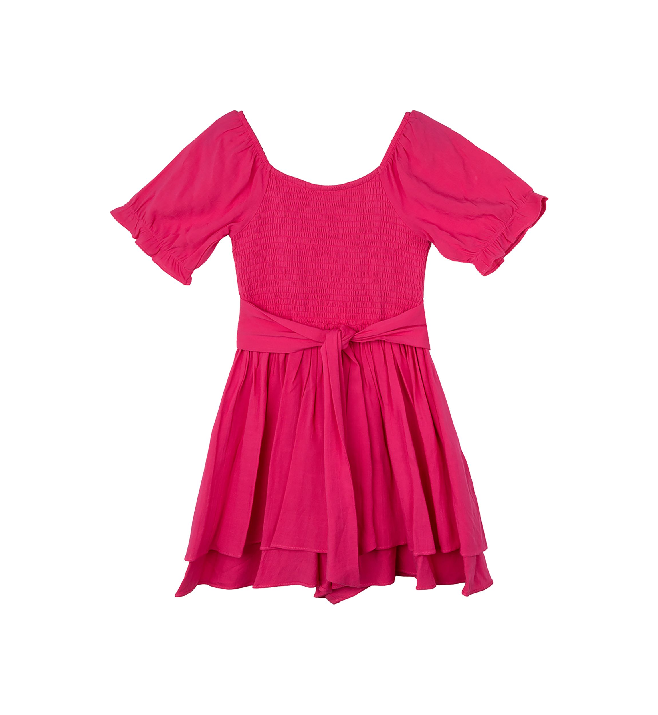 Girls 7-16 Ruched Romper 