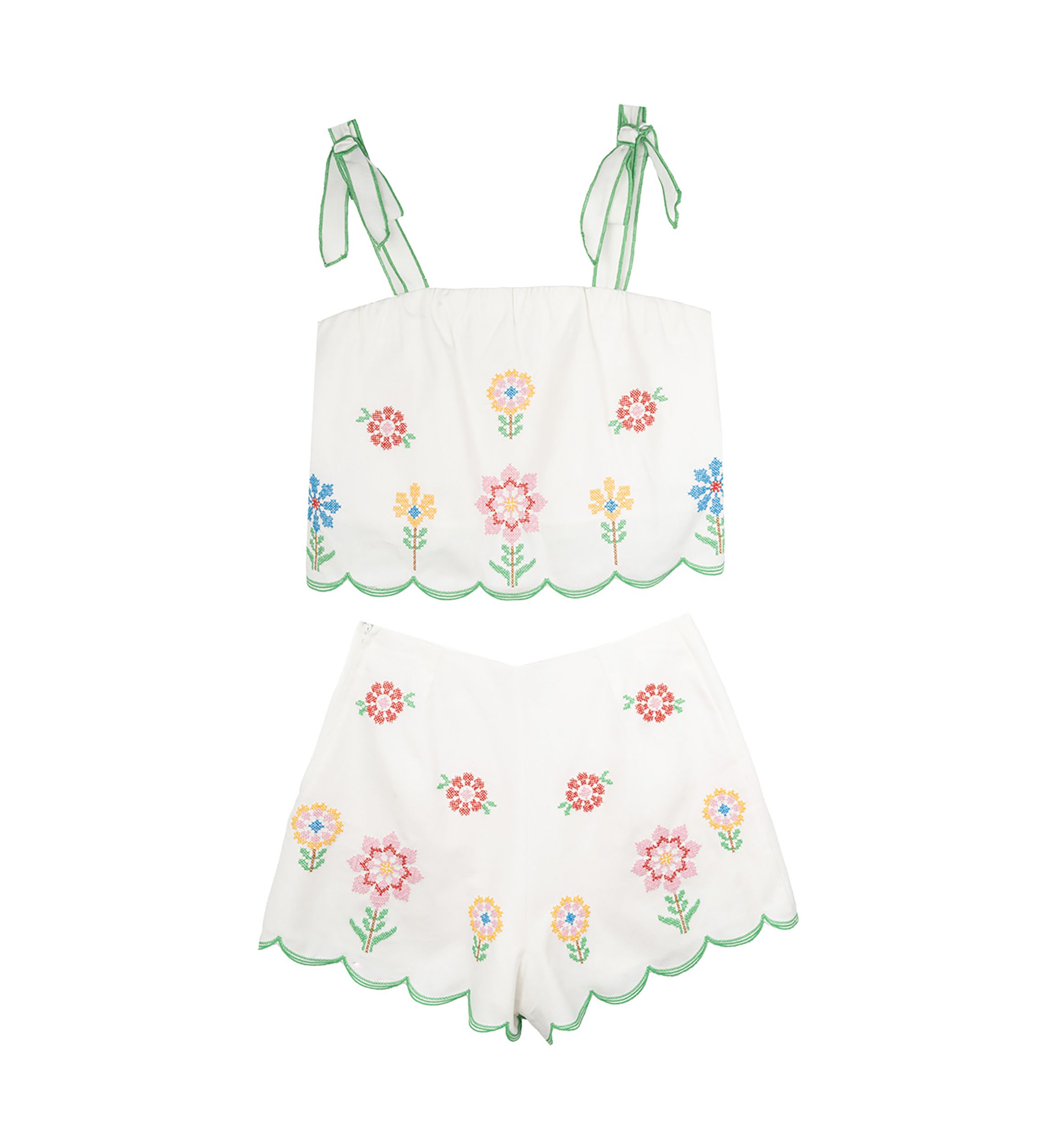 Girls 7-16 Floral Printed Top and Shorts Set