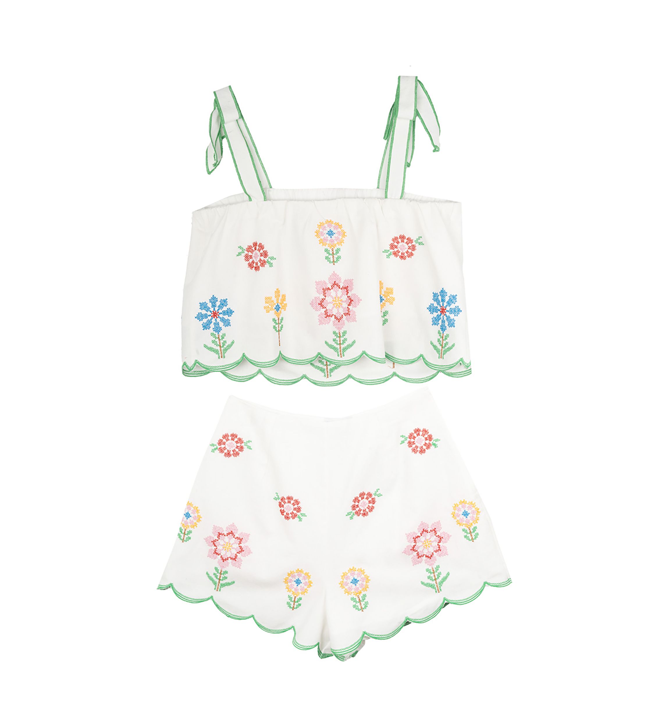 Girls 7-16 Floral Printed Top and Shorts Set