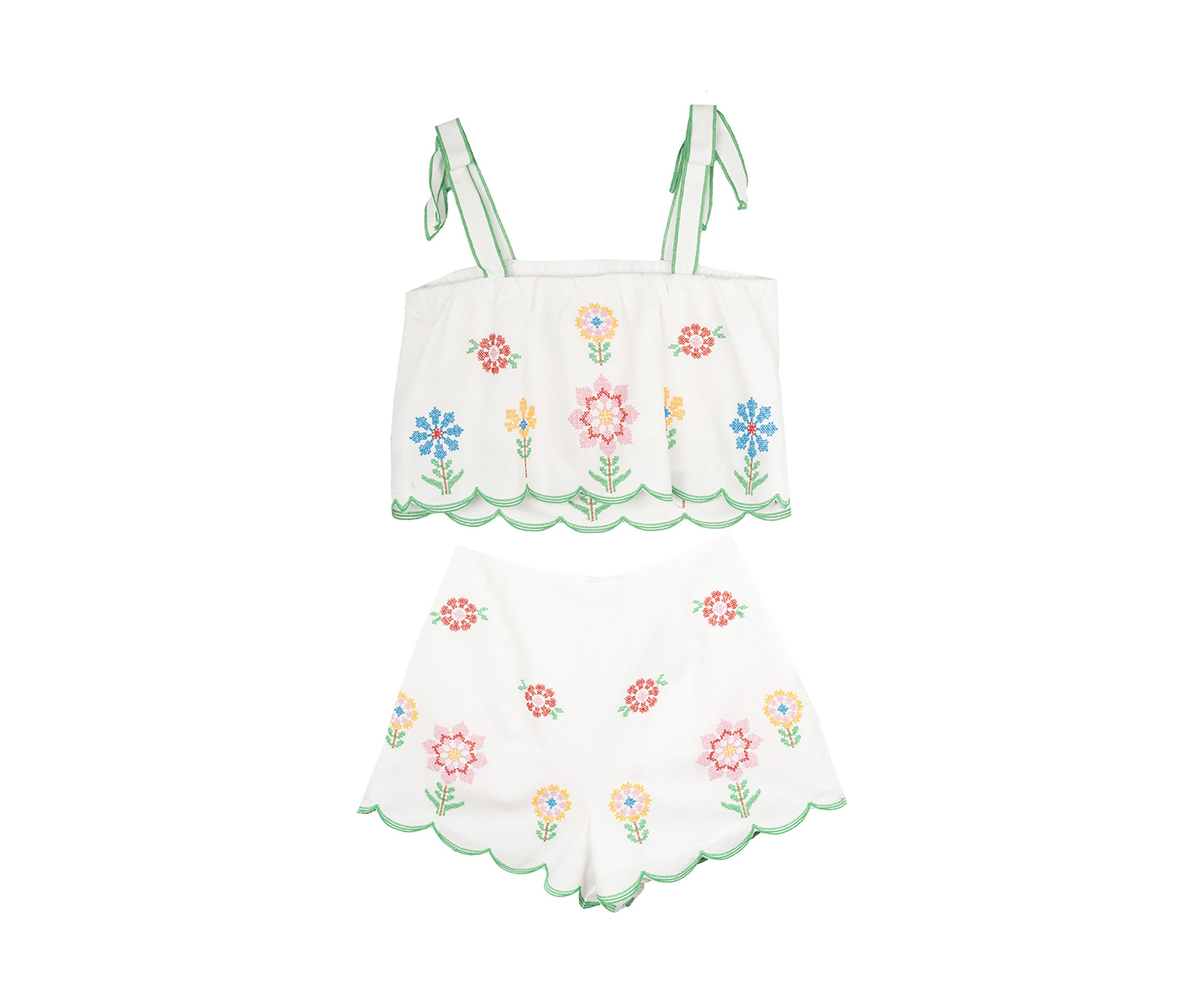 Girls 7-16 Floral Printed Top and Shorts Set