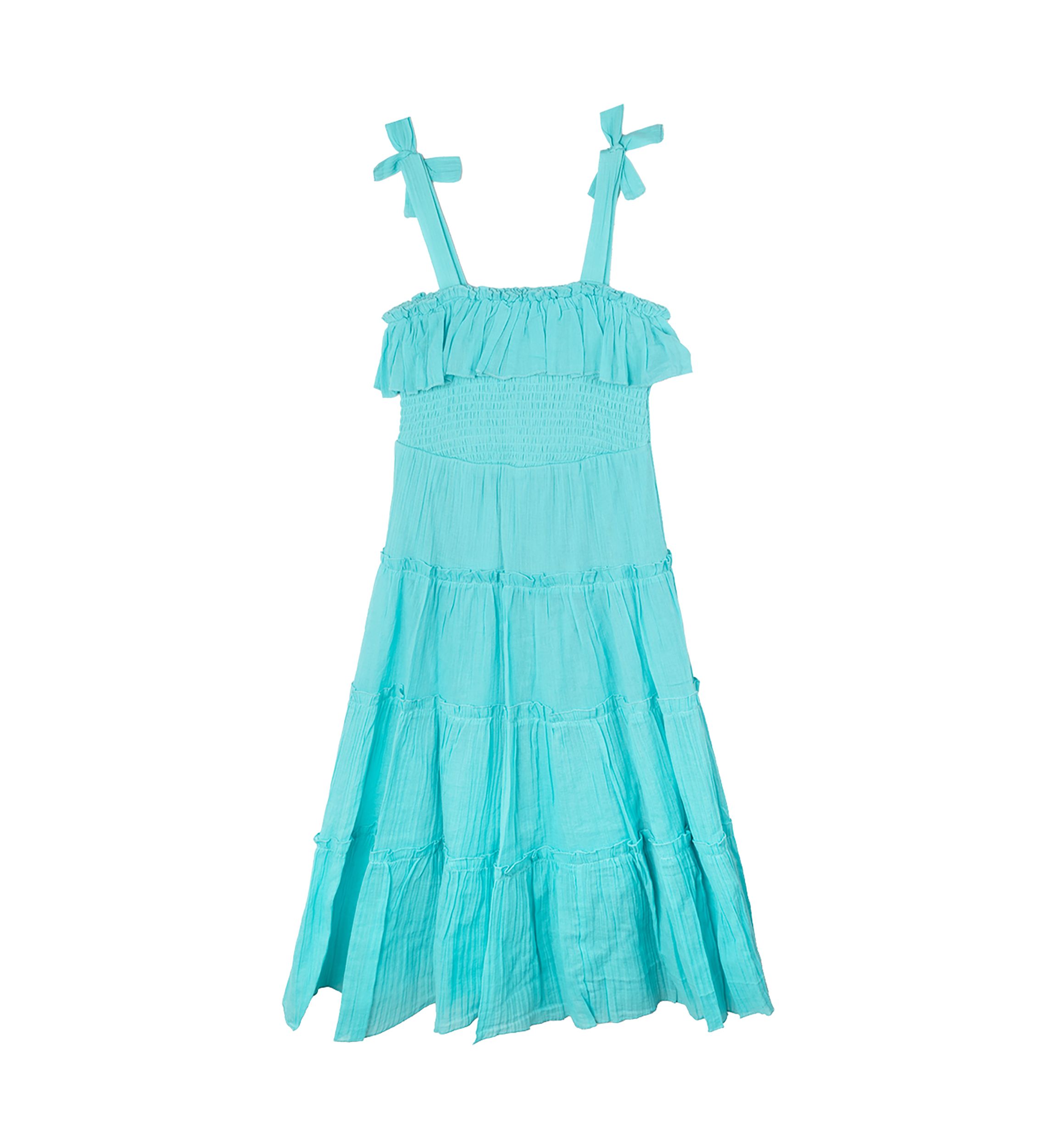 Girls 7-16 Sleeveless Tie Strap Maxi Dress