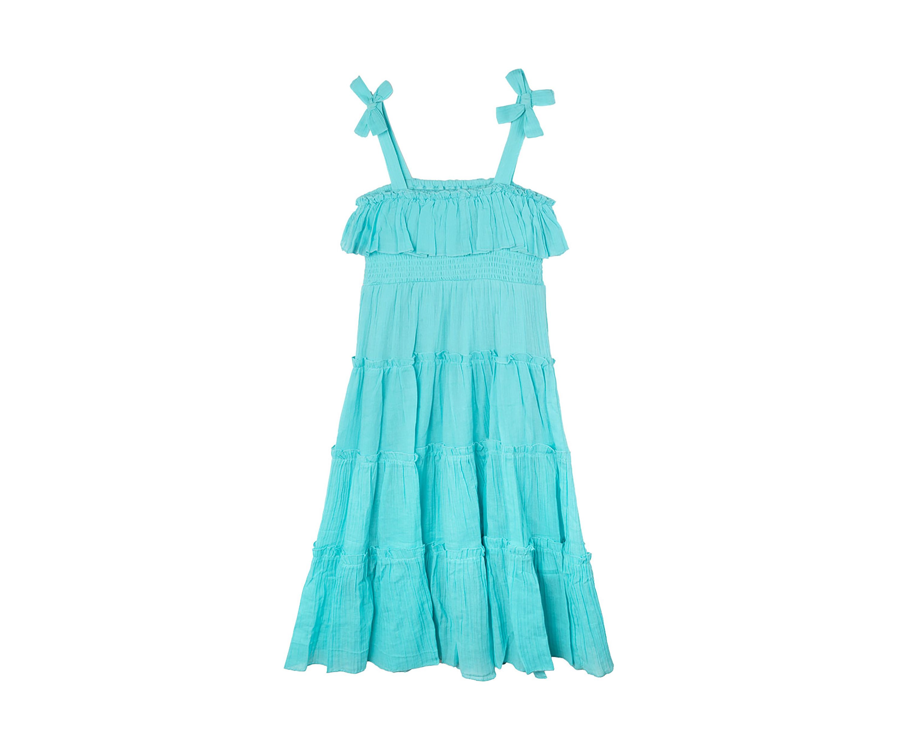 Girls 7-16 Sleeveless Tie Strap Maxi Dress