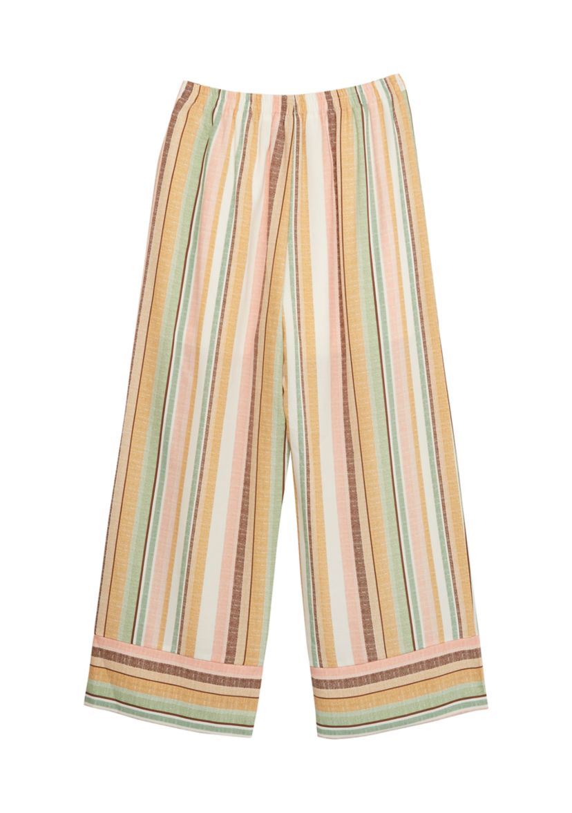 Girls 7-16 Striped Pants