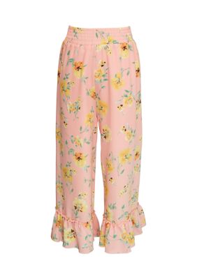 Girls 7-16 Printed Wide Leg Pants