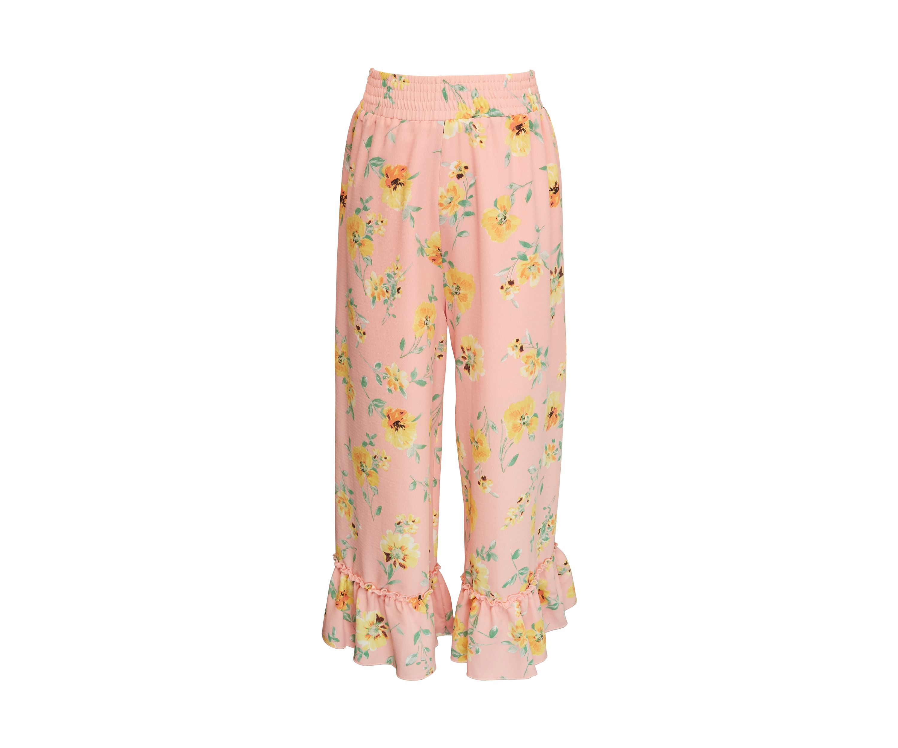 Girls 7-16 Printed Wide Leg Pants