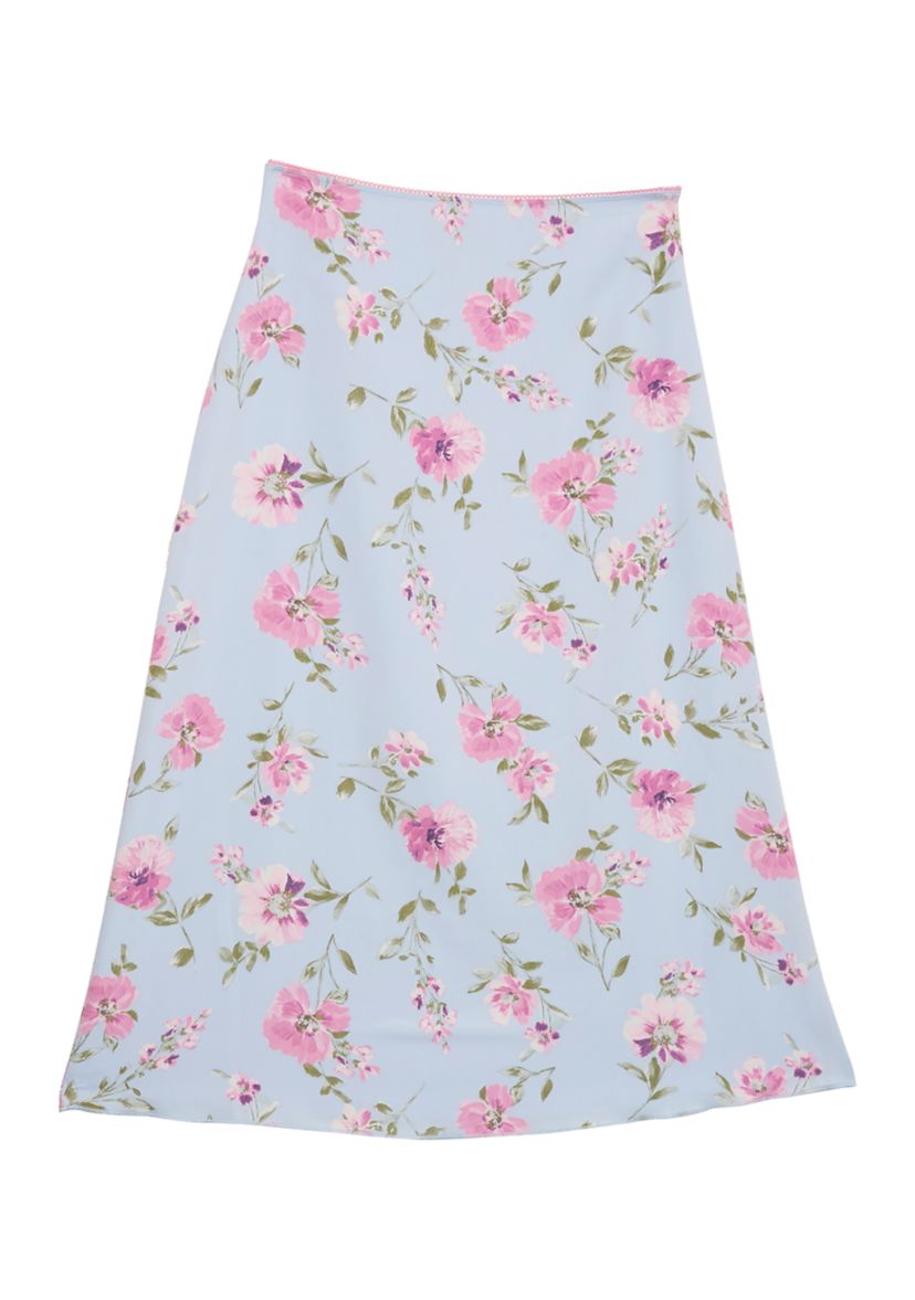 Girls 7-16 Printed Woven Maxi Skirt