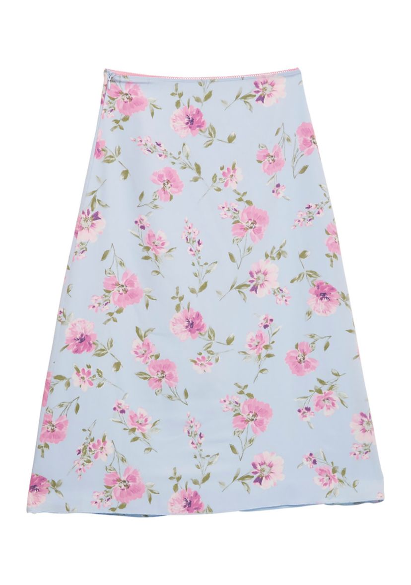 Girls 7-16 Printed Woven Maxi Skirt