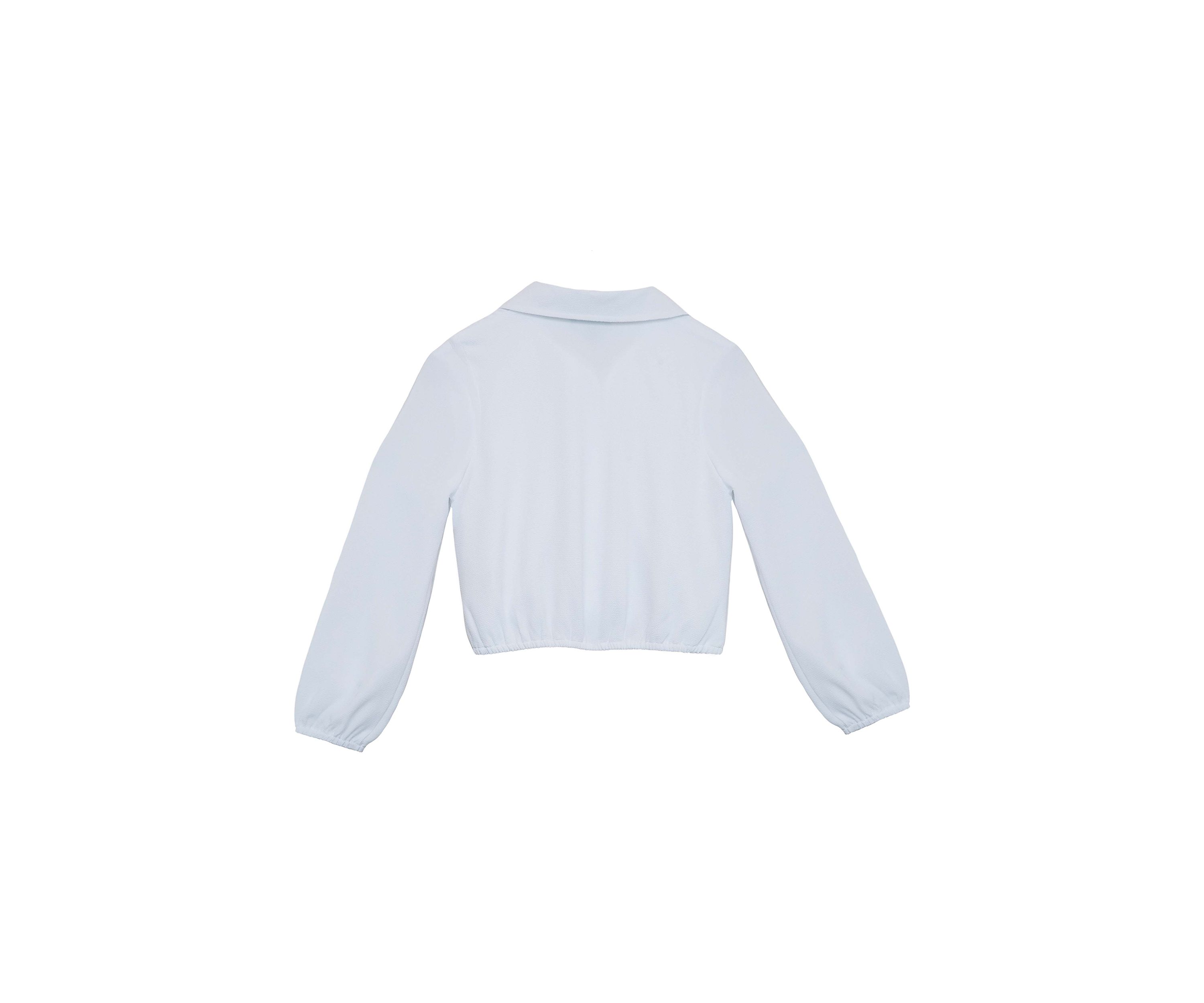 Girls 7-16 White Woven Top