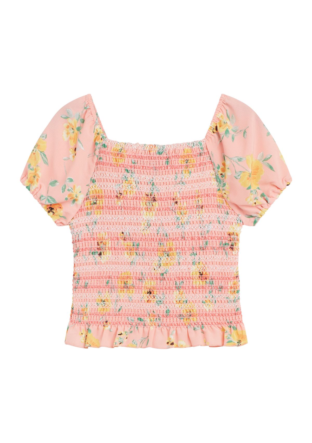 Girls 7-16 Printed Woven Top