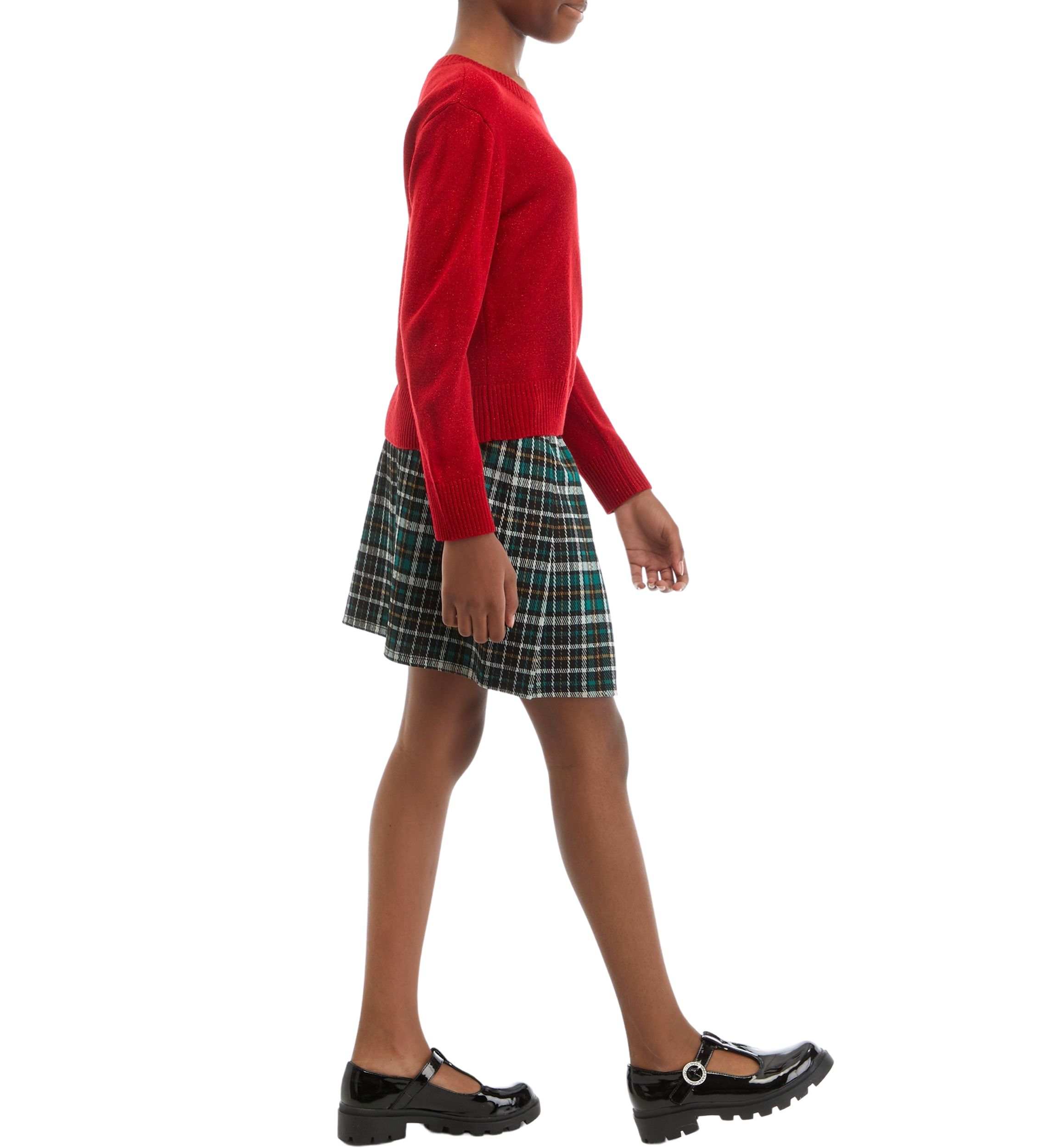 Girls 7-16 Holiday Skirt Set