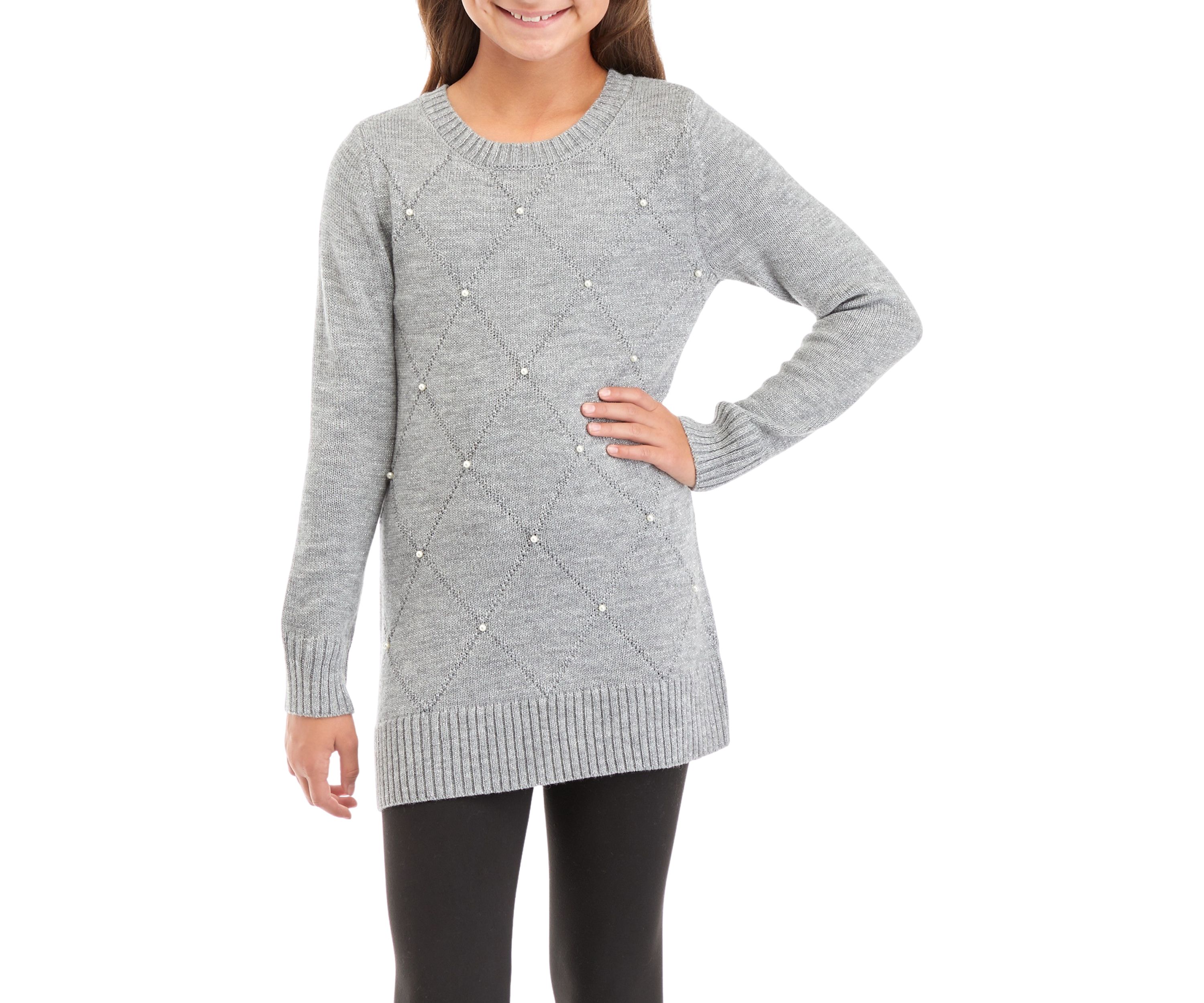 Girls 7-16 Pearl Sweater and Leggings Set
