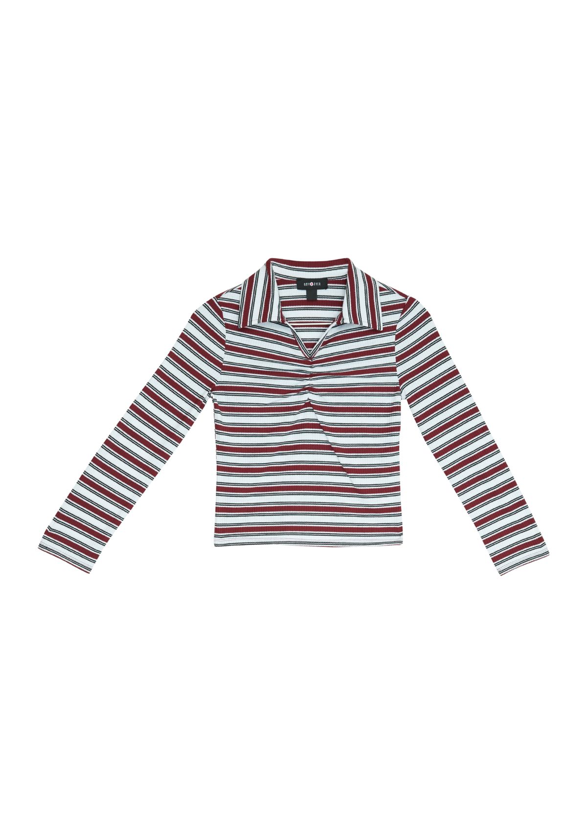 Girls 7-16 Stripe Polo Shirt