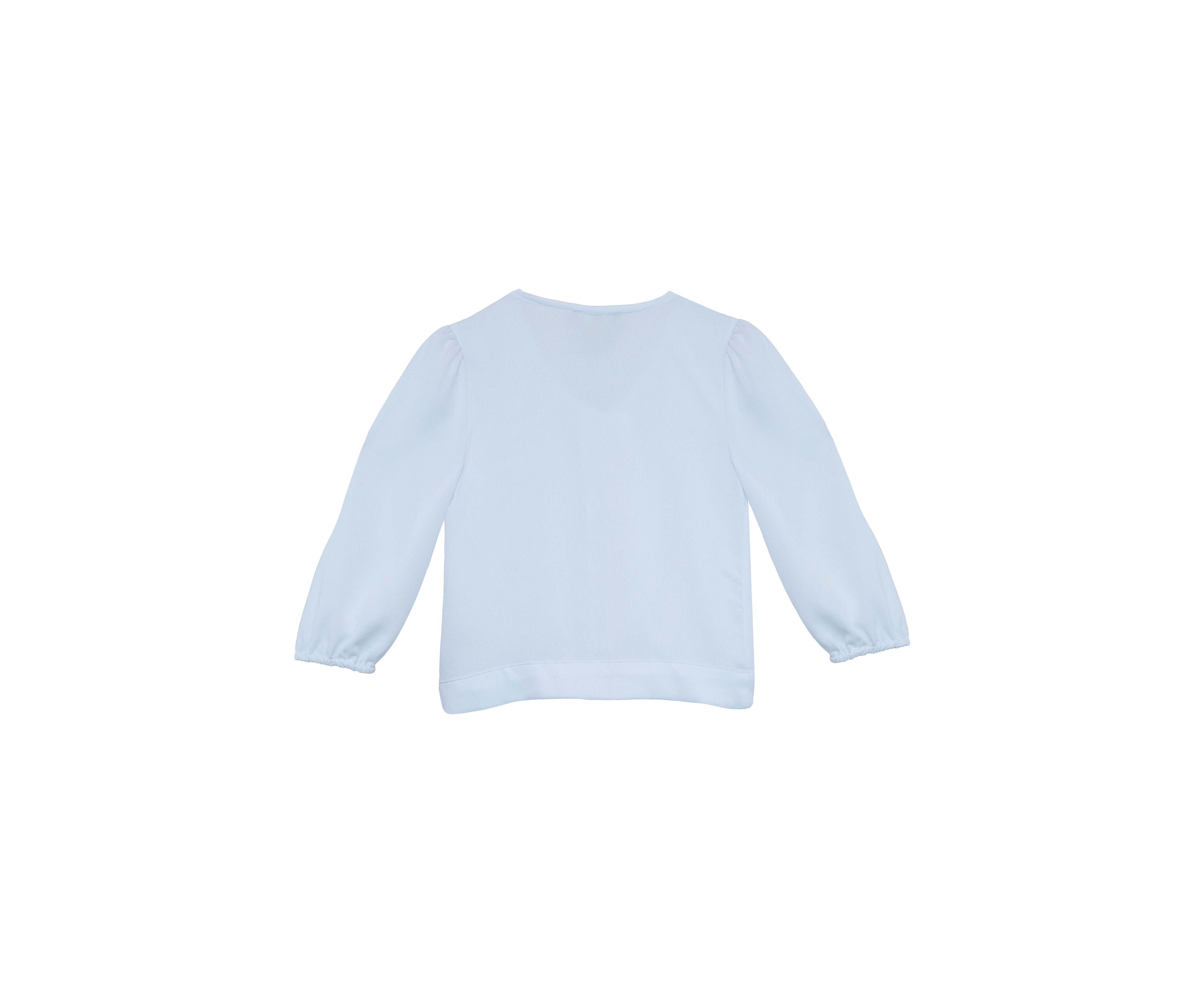 Girls 7-16 Long Sleeve Lace Trim Top