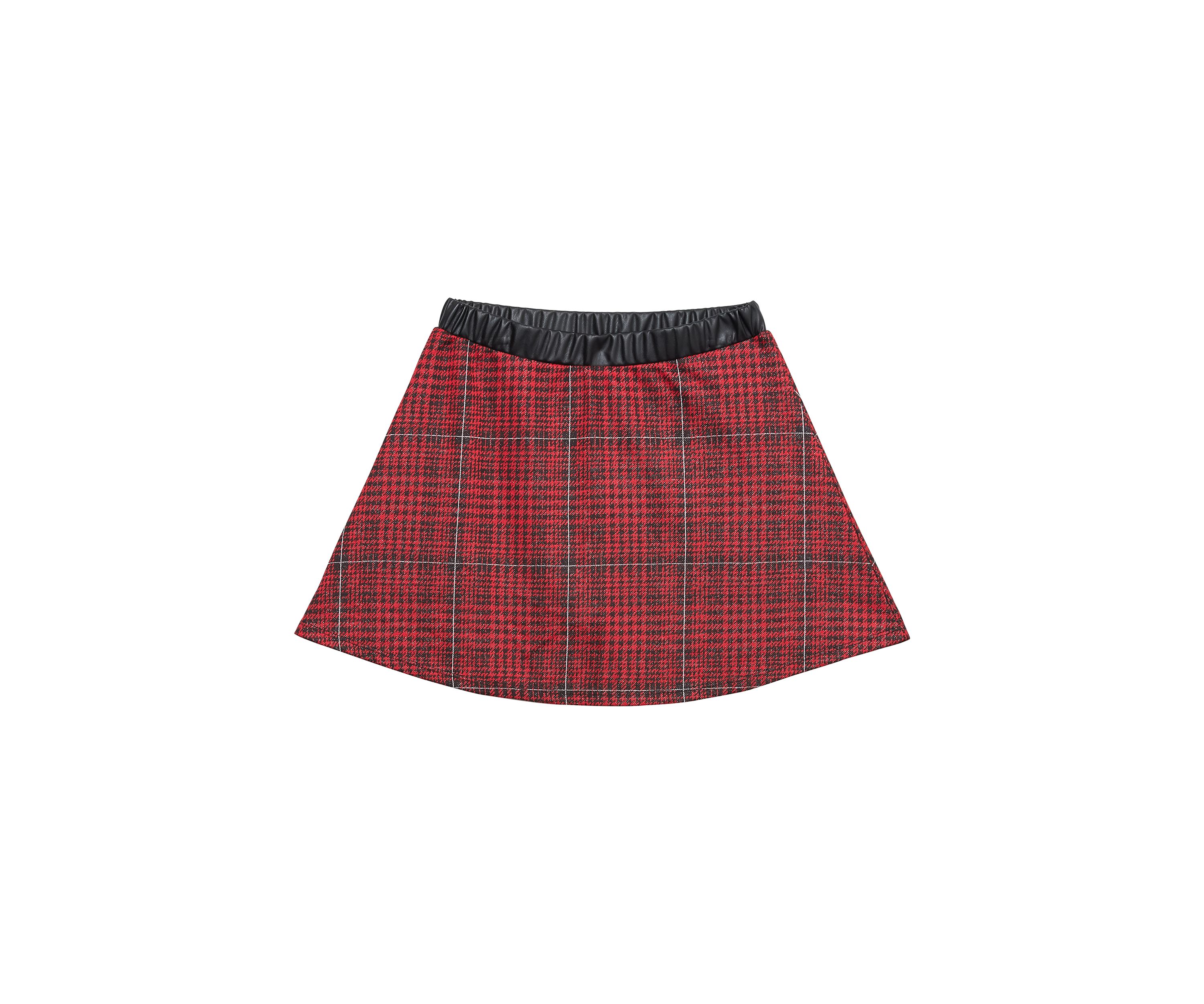 Girls 7-16 Glitter Plaid Skirt