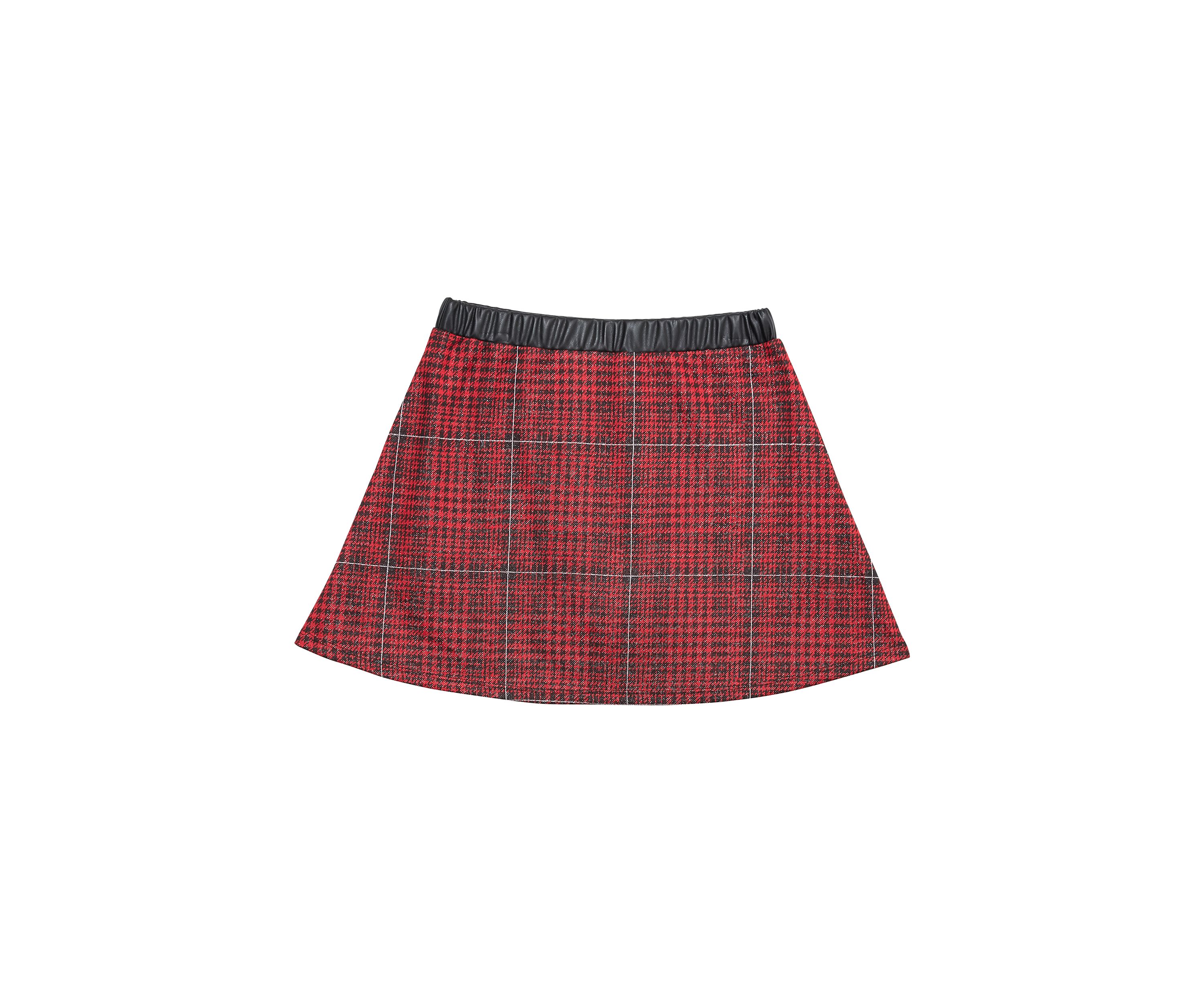 Girls 7-16 Glitter Plaid Skirt