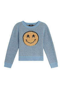 Amy Byer Girls 7-16 Loopy Smiley Sweater | belk