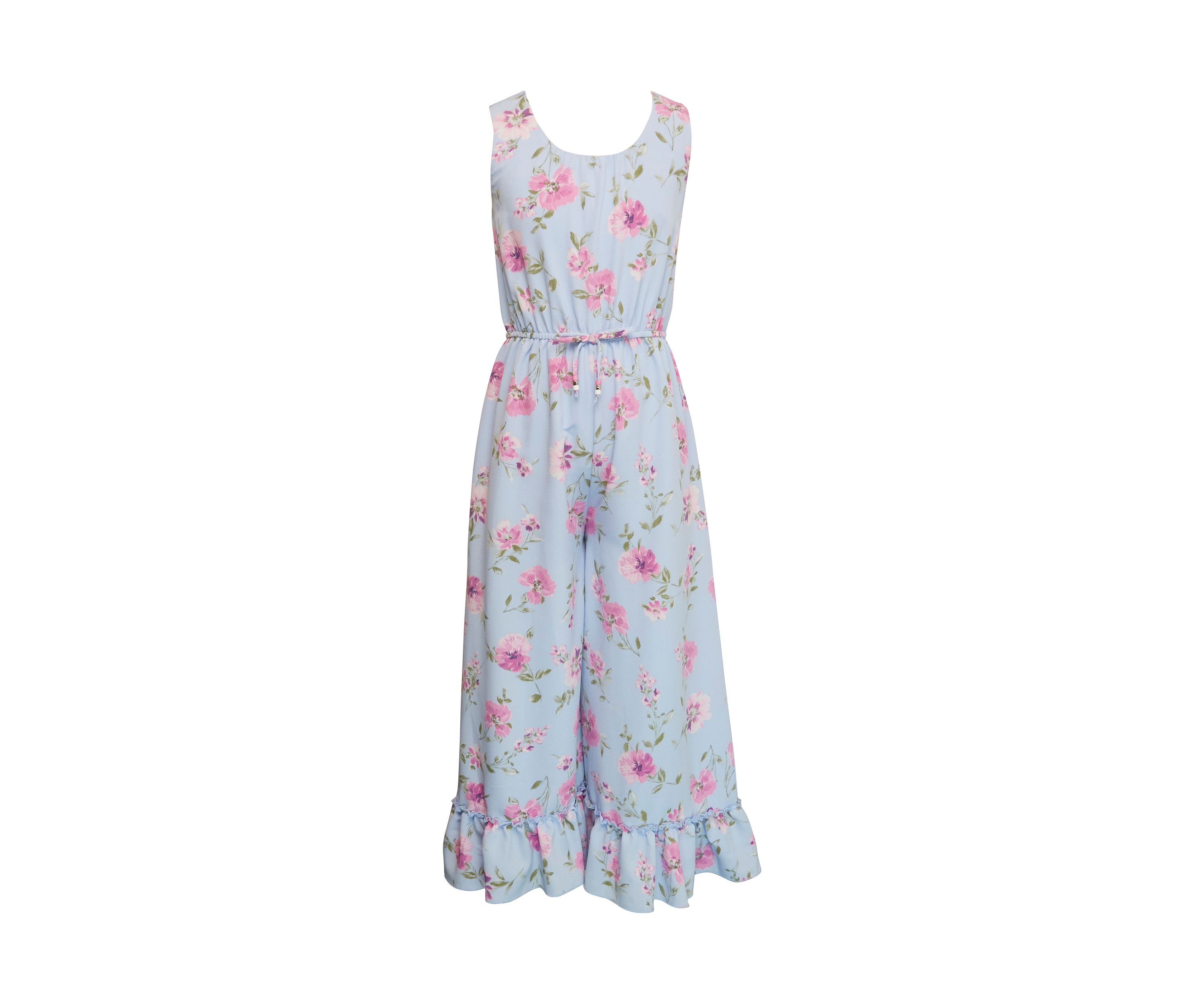 Girls 7-17 Sleeveless Wide Leg Jumpsuit 